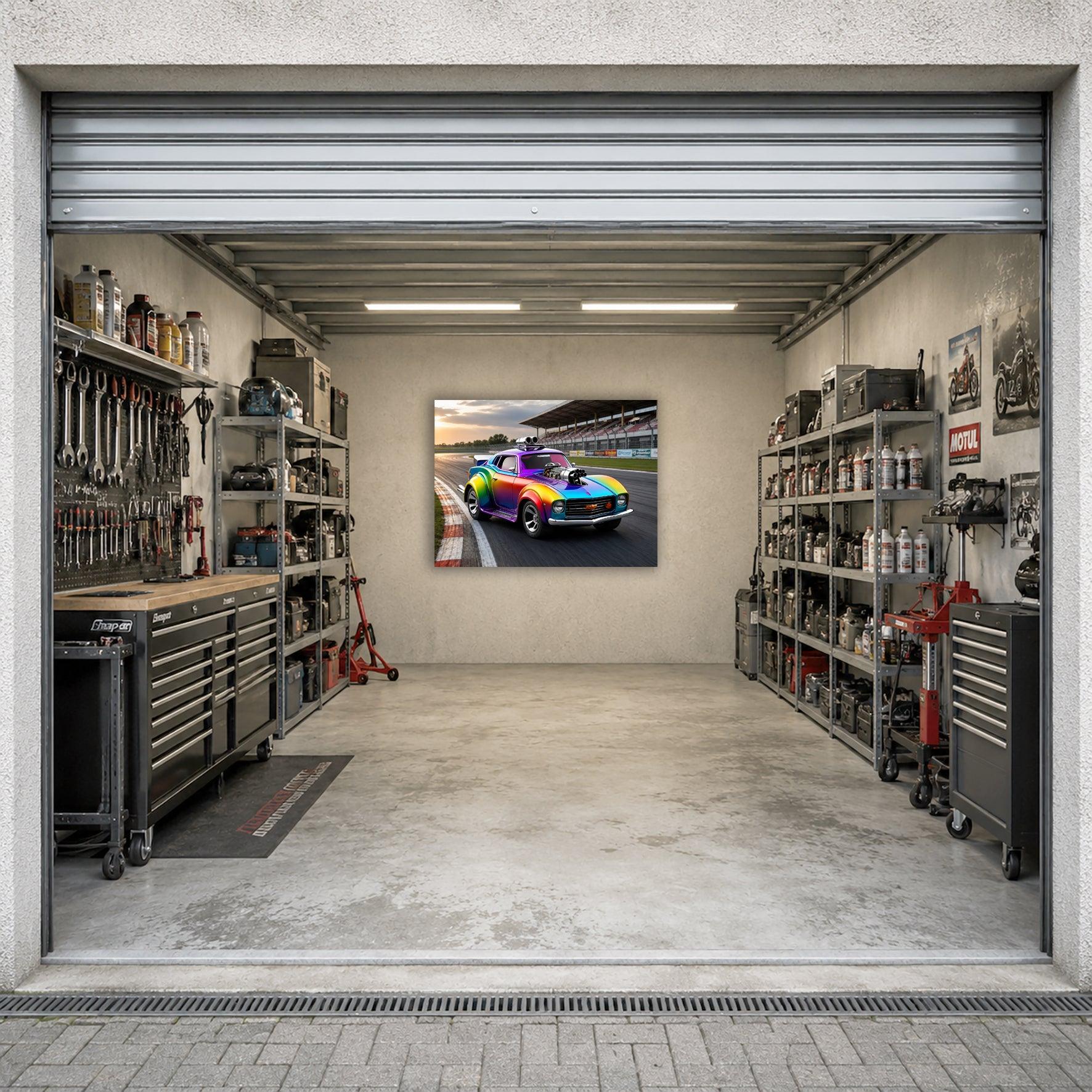 Wandbild Hot Rods 1 Kunstdruck auf Leinwand