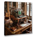 Wandbild Computer Steampunk 9 Kunstdruck auf Leinwand | Wandbild Galerie