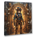 Wandbild Affe 5 Steampunk Leinwandbild auf Keilrahmen aus Holz | Wandbild Galerie