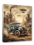 Wandbild Steampunk Oldtimer 8 Kunstdruck auf Leinwand | Wandbild Galerie