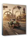 Wandbild Steampunk Oldtimer 6 Kunstdruck auf Leinwand | Wandbild Galerie