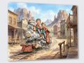 Wandbild Vintage Kids 8 Kunstdruck auf Leinwand | Wandbild Galerie