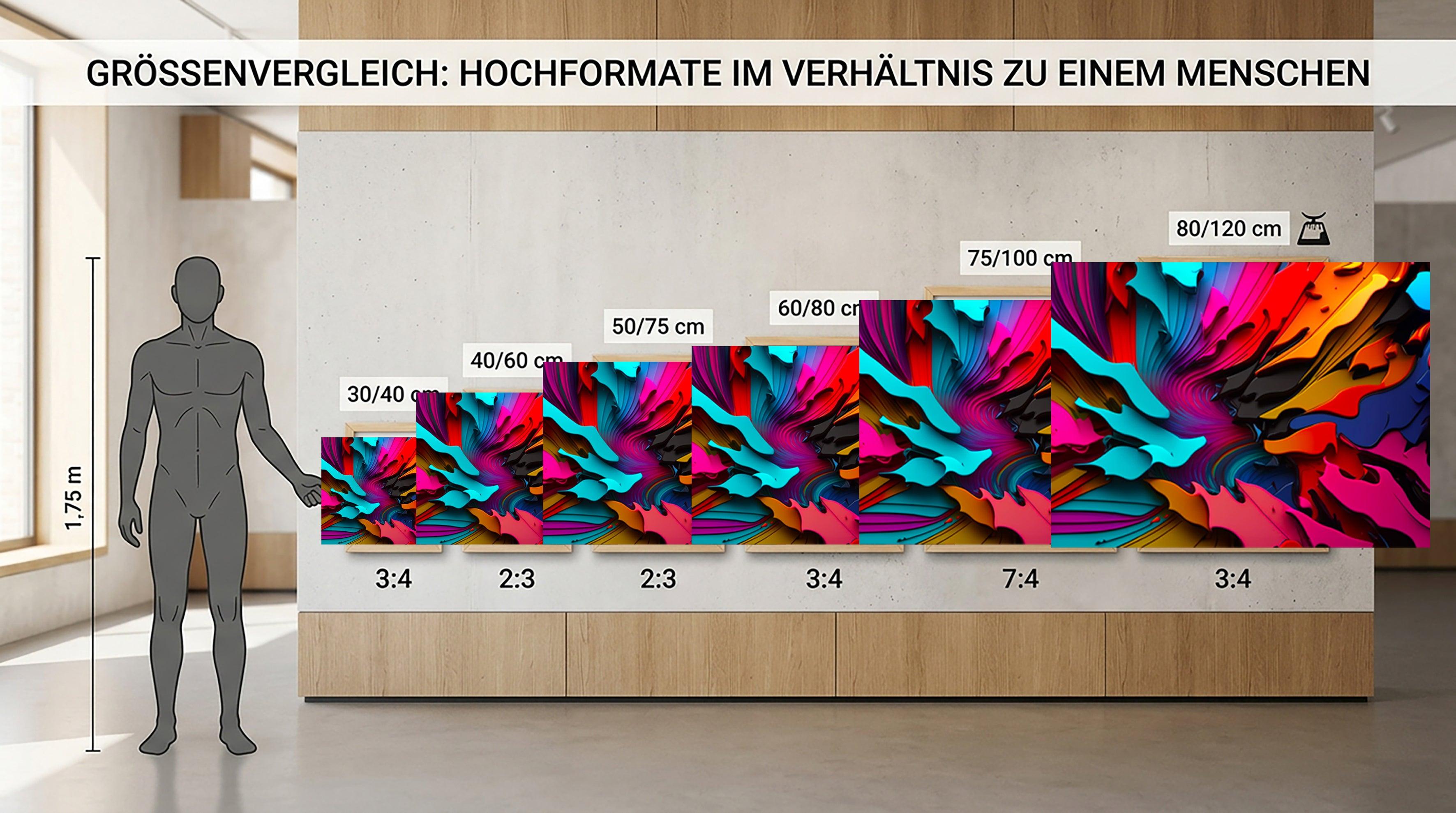 Wandbild Abstrakte Farbwelt Nr. 5