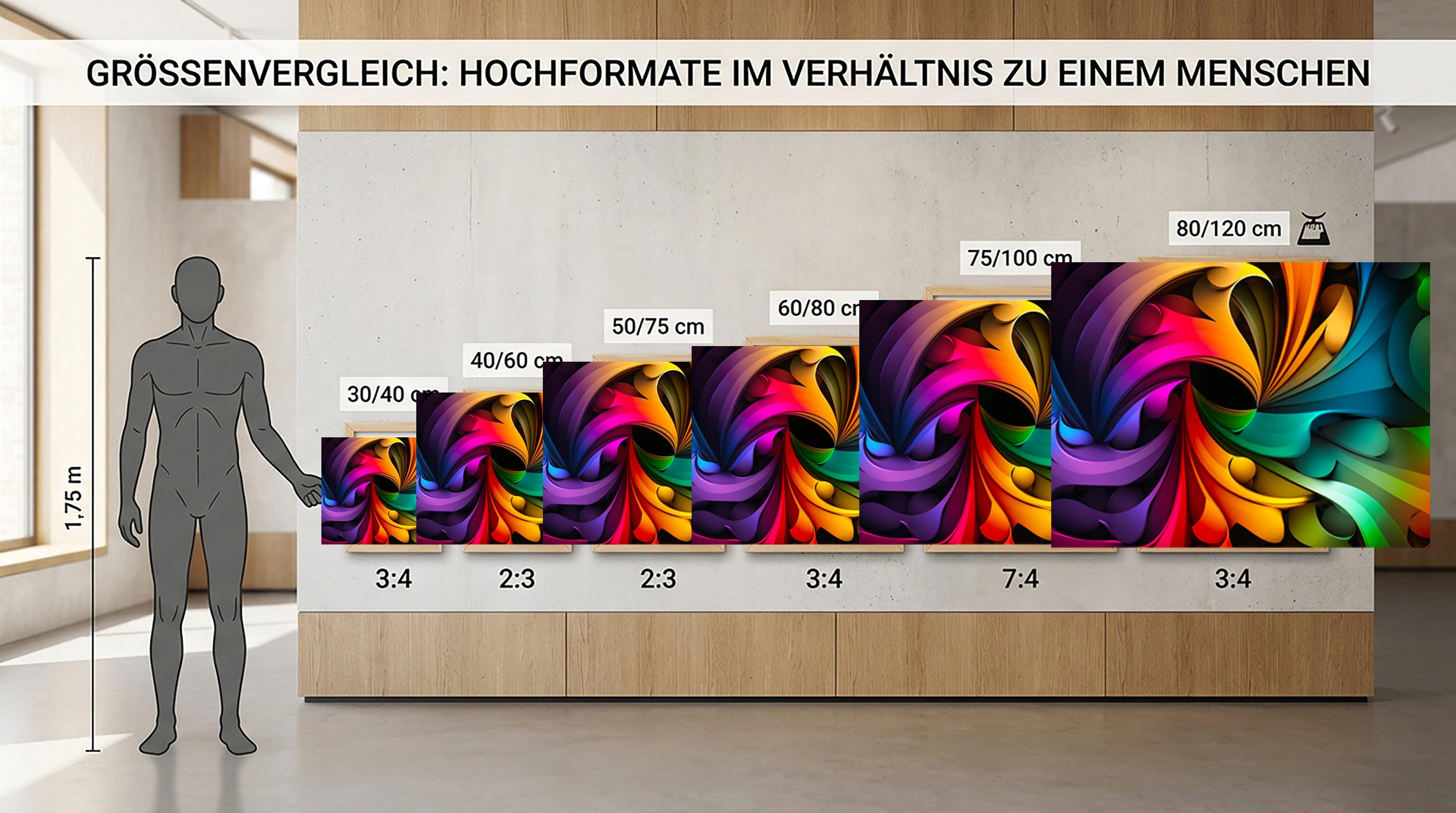 Wandbild Abstrakte Farbwelt Nr. 25