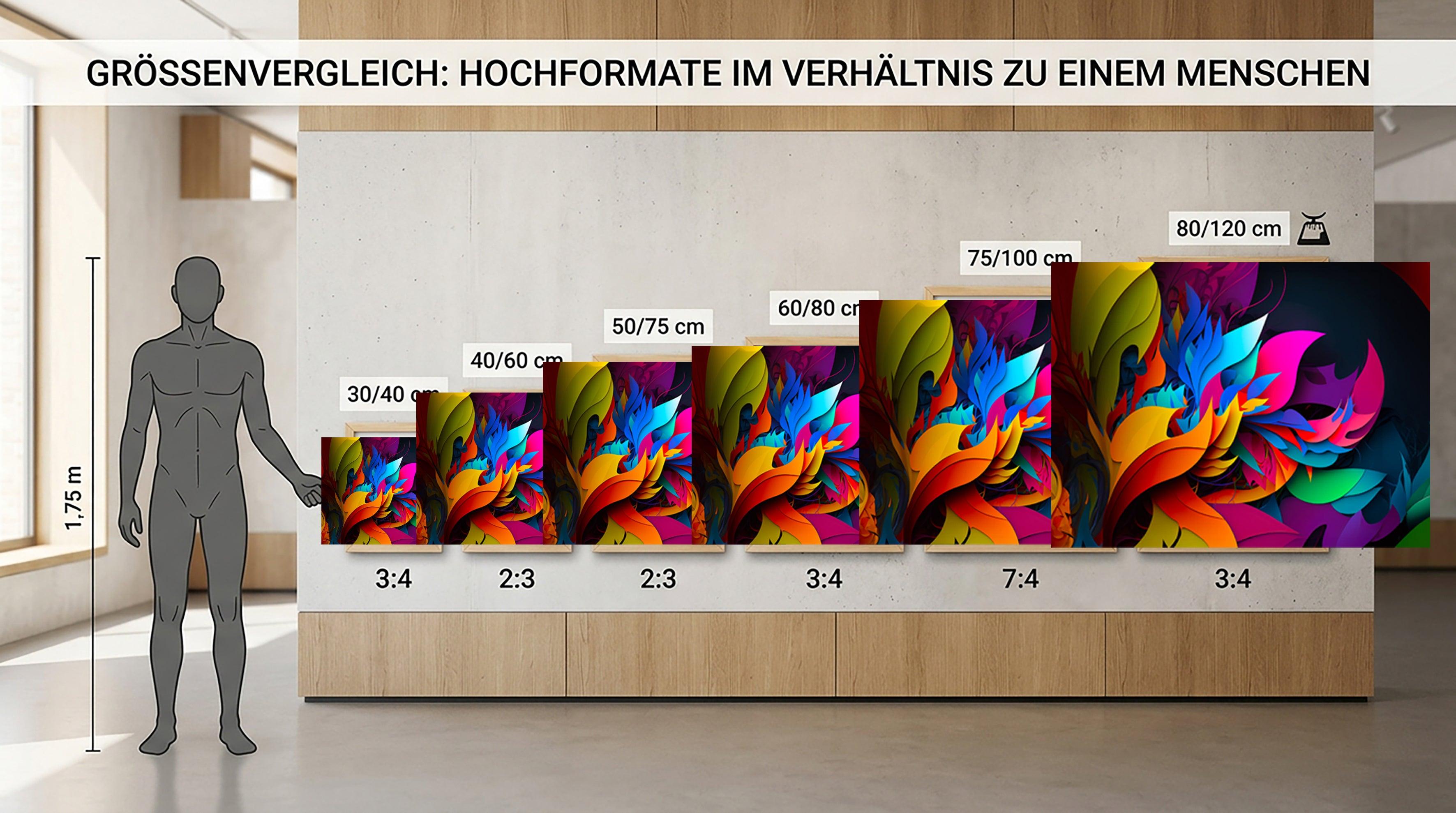 Wandbild Abstrakte Farbwelt Nr. 28