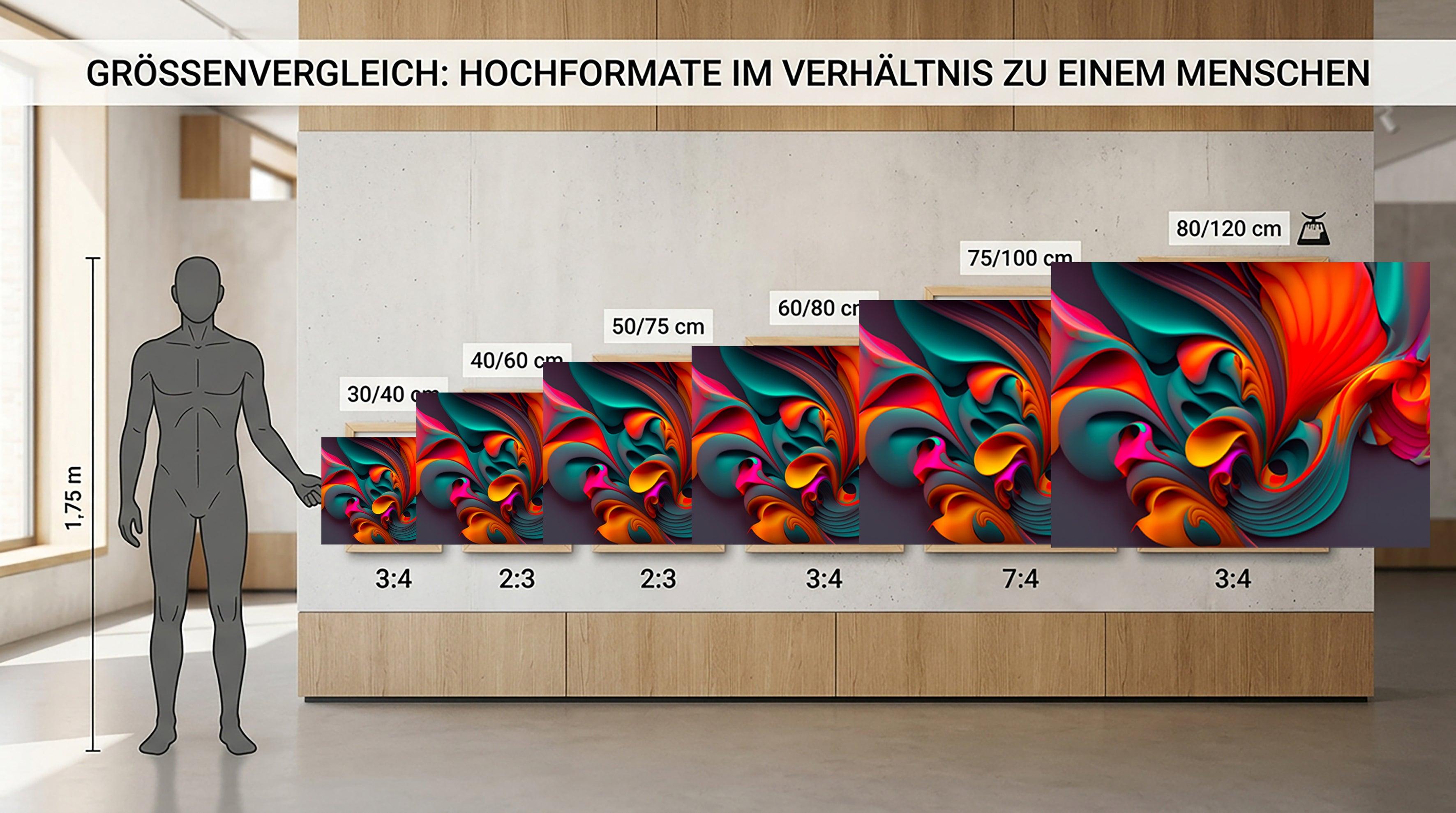 Wandbild Abstrakte Farbwelt Nr. 12