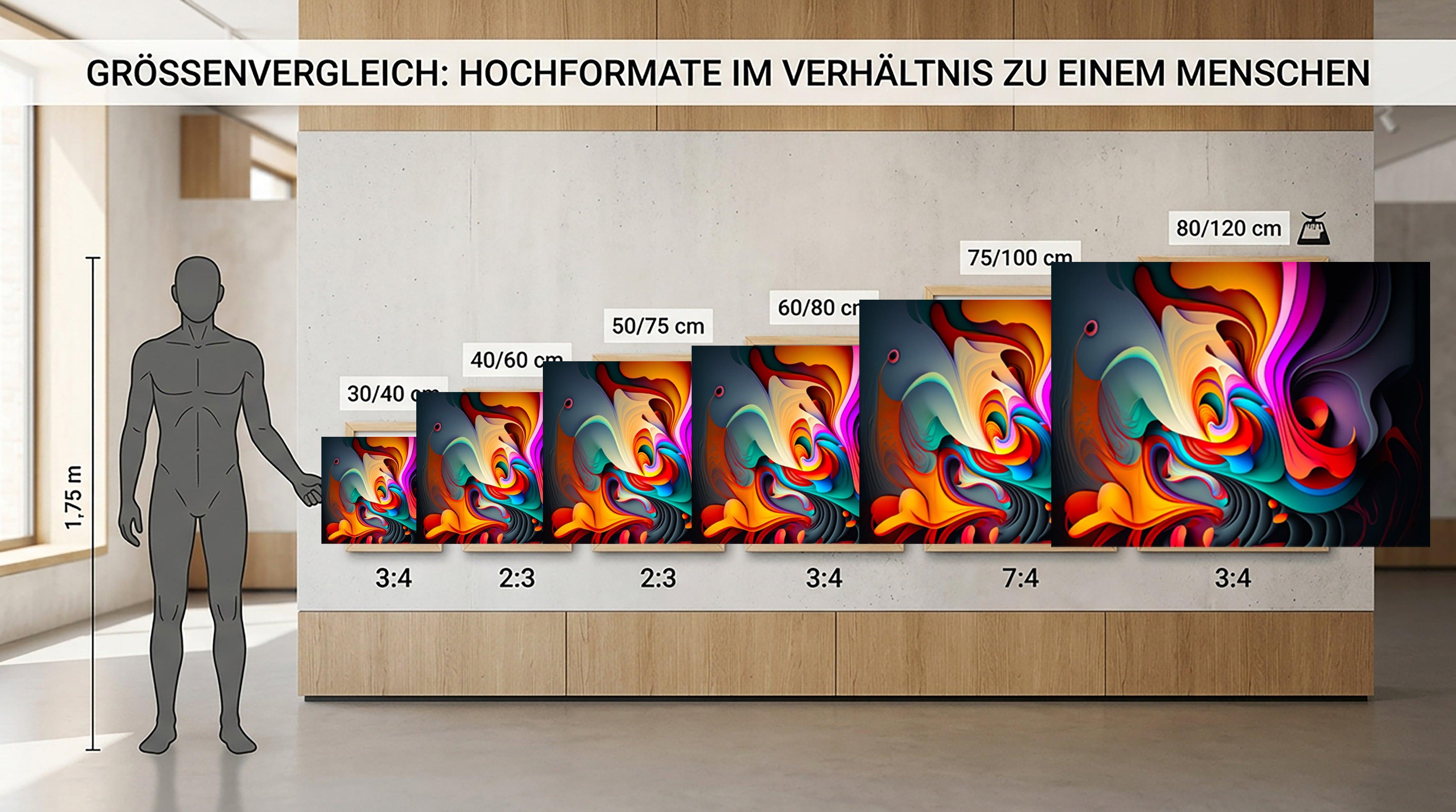 Wandbild Abstrakte Farbwelt Nr. 13
