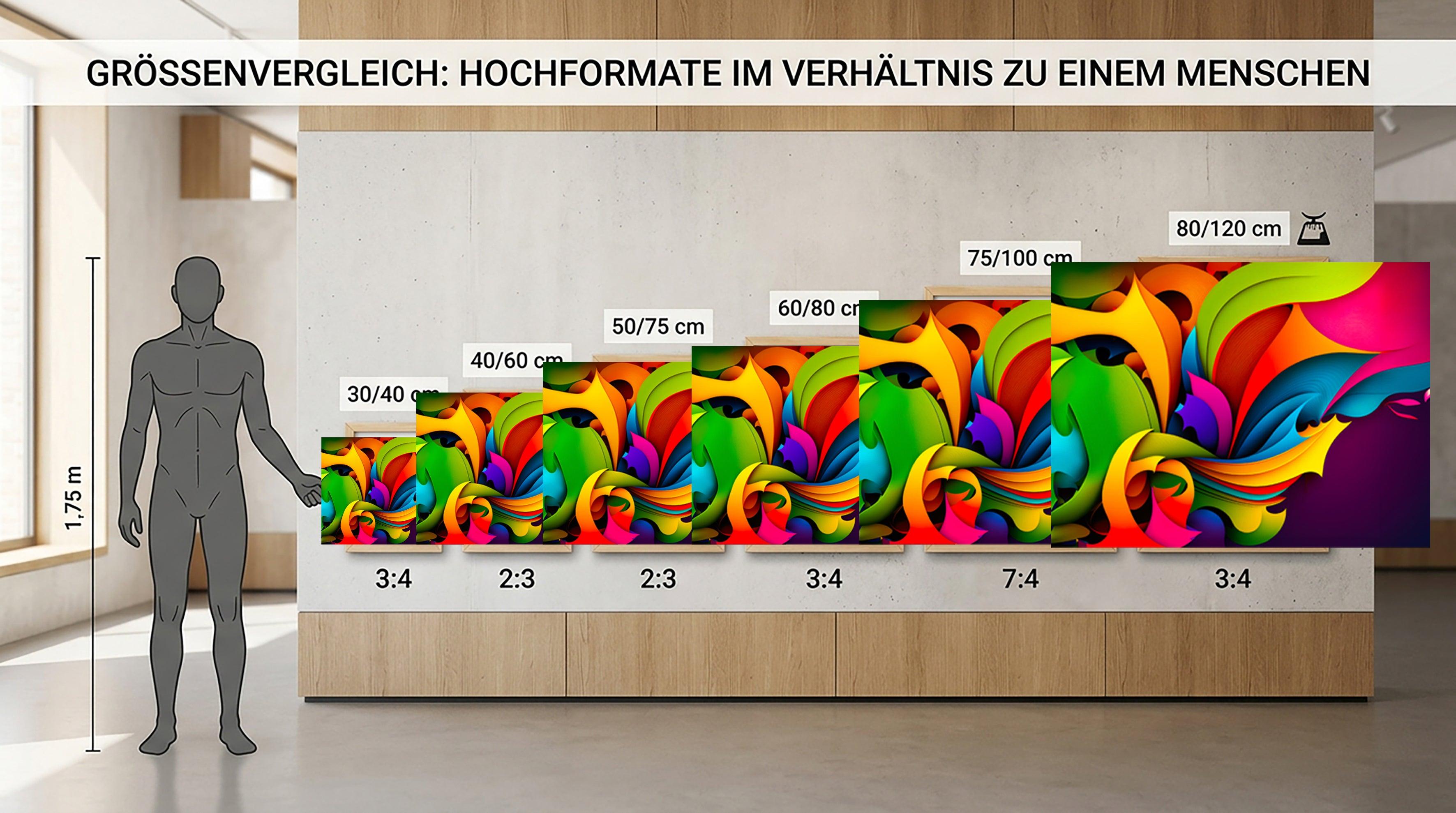 Wandbild Abstrakte Farbwelt Nr. 23