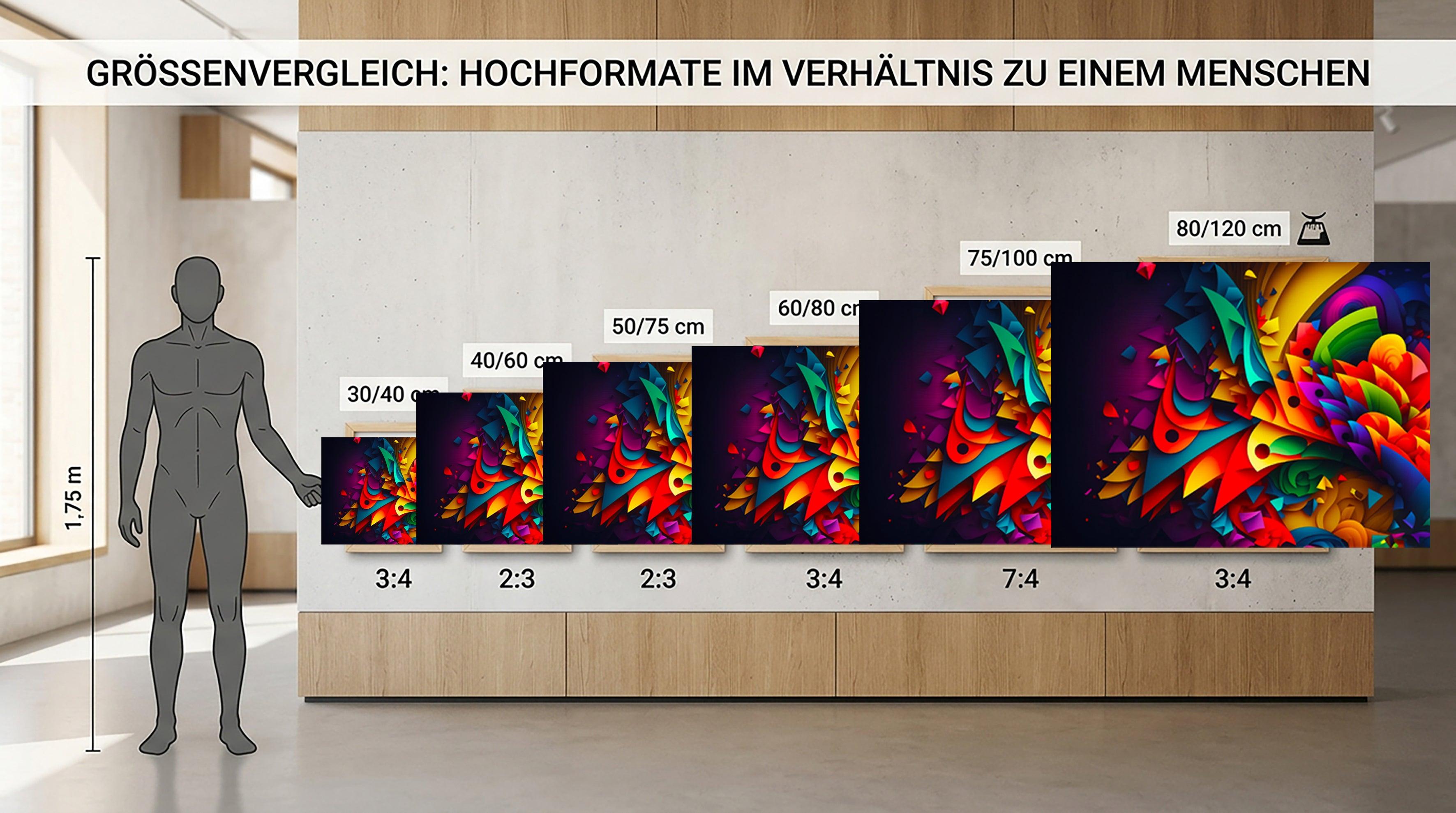Wandbild Abstrakte Farbwelt Nr. 26