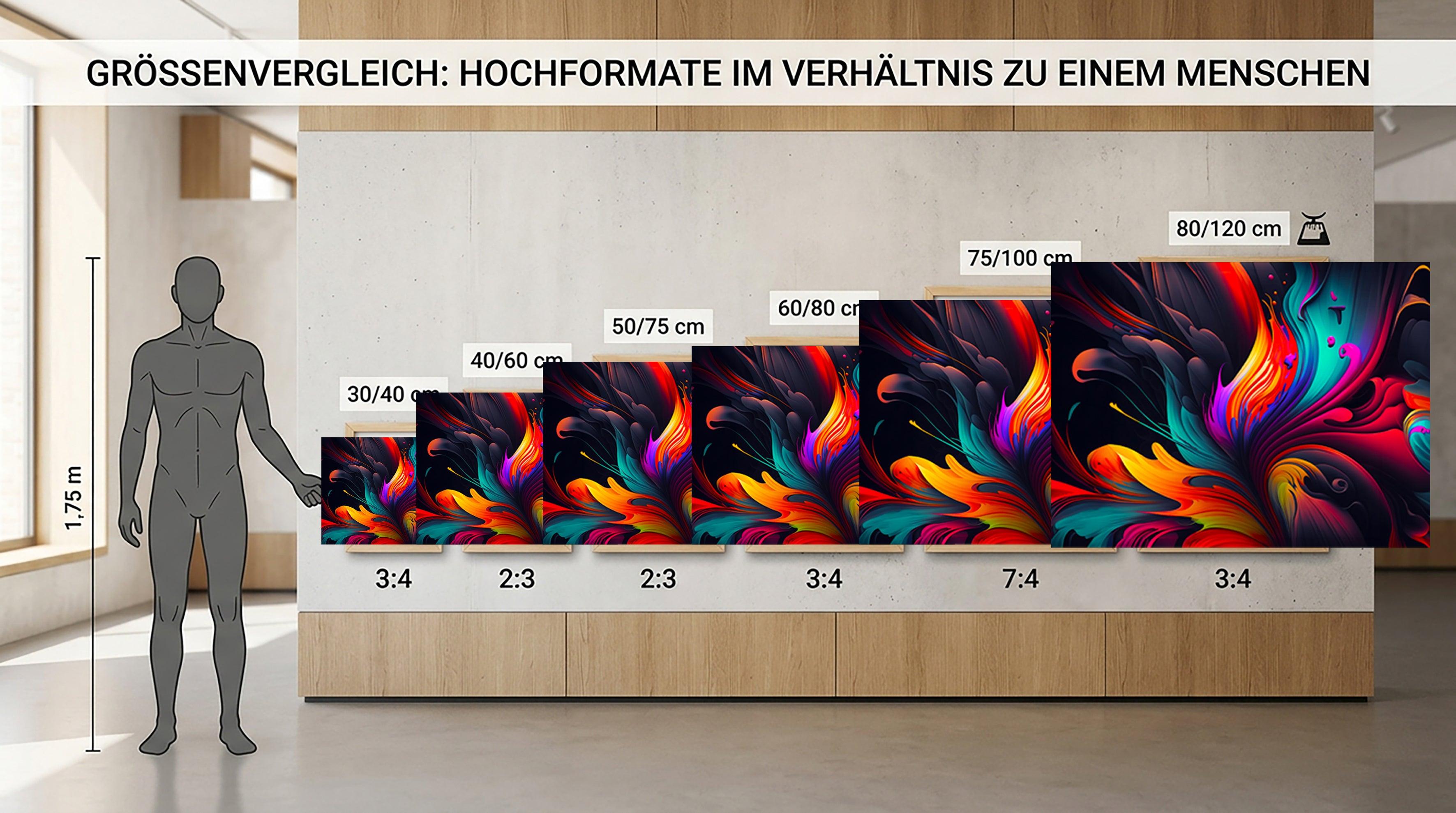 Wandbild Abstrakte Farbwelt Nr. 30