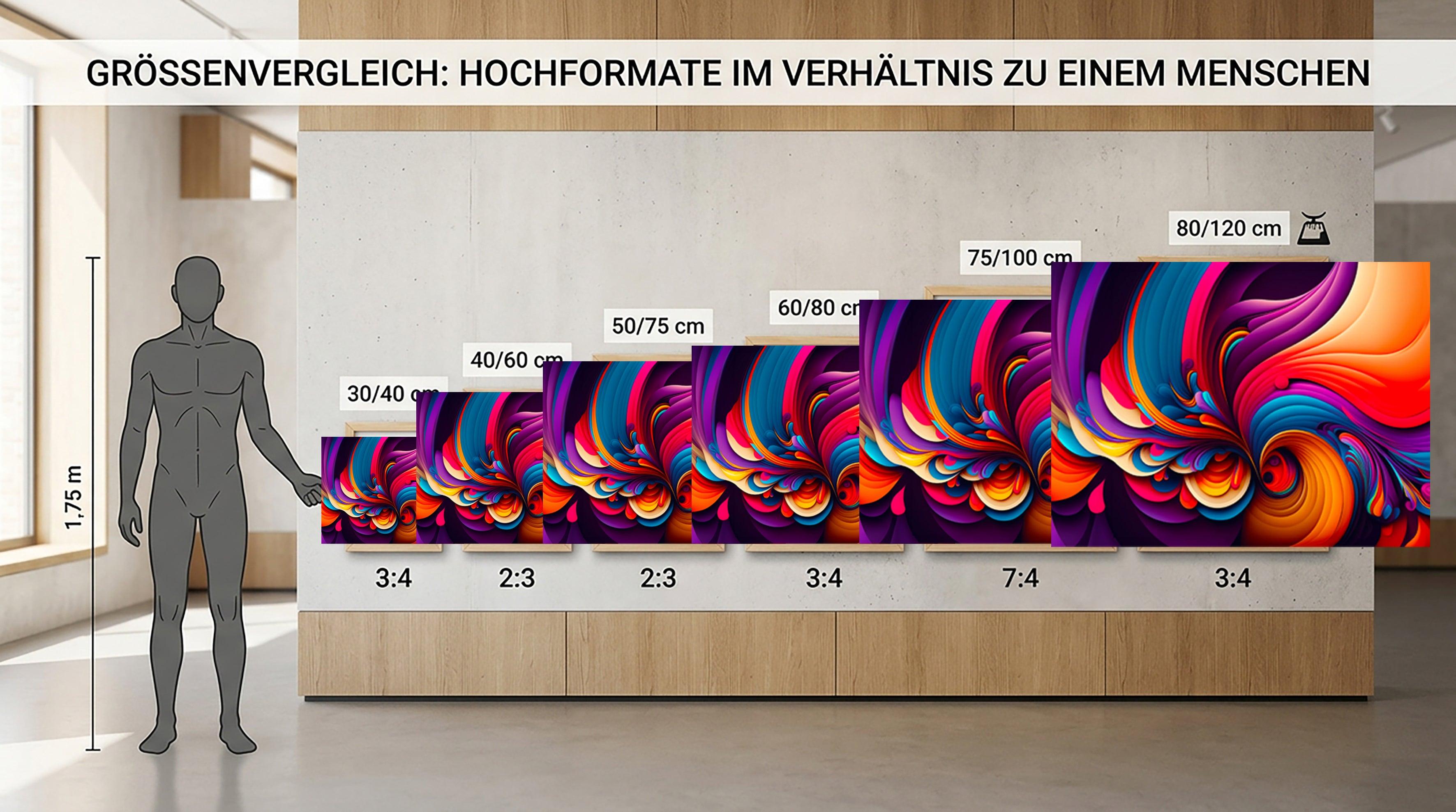 Wandbild Abstrakte Farbwelt Nr. 6