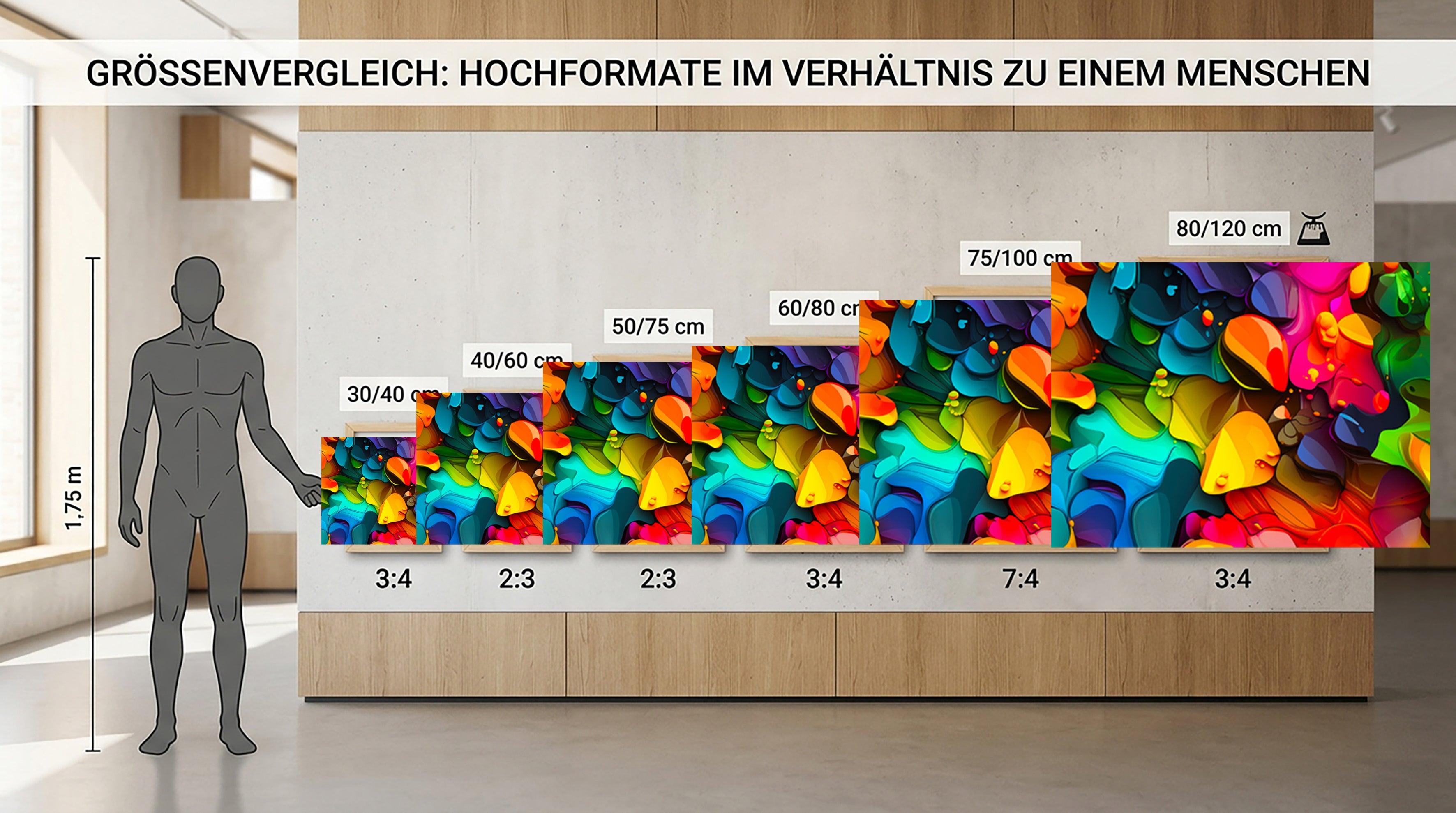 Wandbild Abstrakte Farbwelt Nr. 11