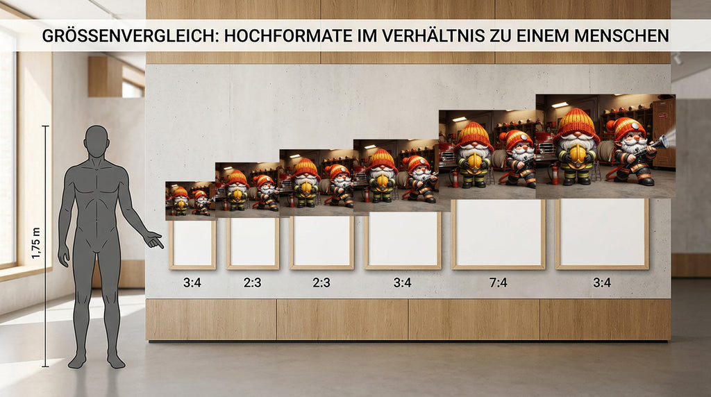 Zwei Feuerwehr Wichtel in der Feuerwache Kinderzimmer Kunstdruck auf Leinwand Nr. 4