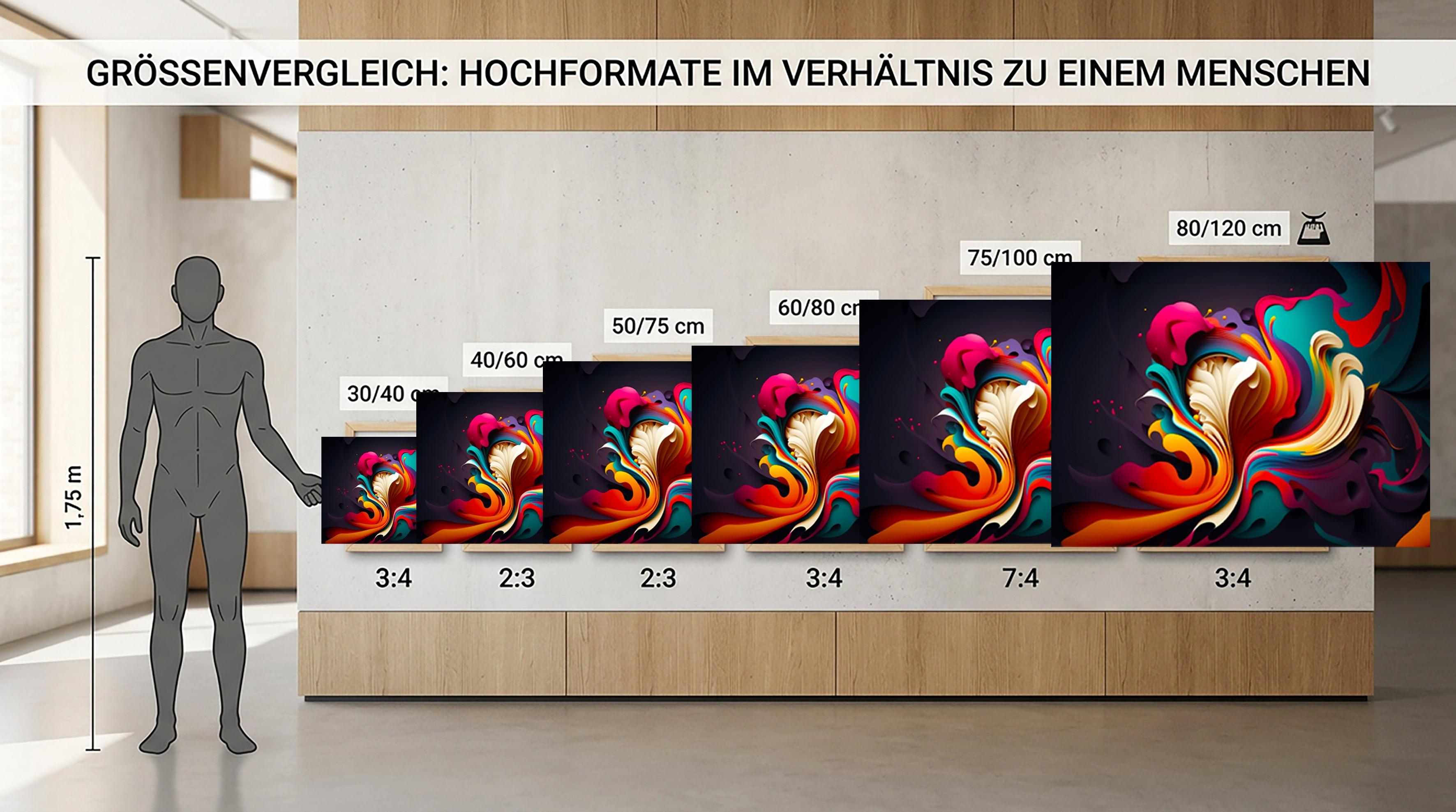 Wandbild Abstrakte Farbwelt Nr. 14