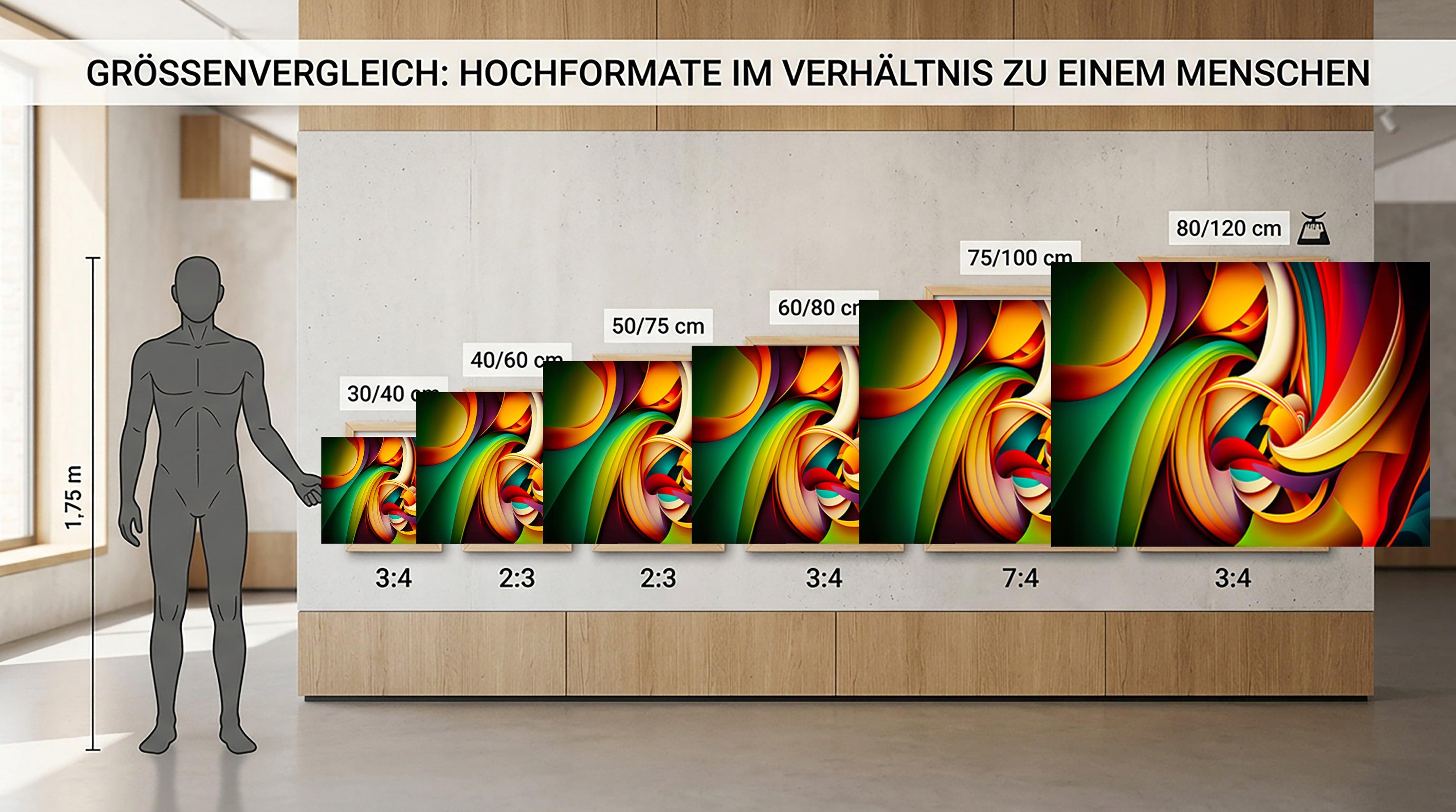 Wandbild Abstrakte Farbwelt Nr. 17