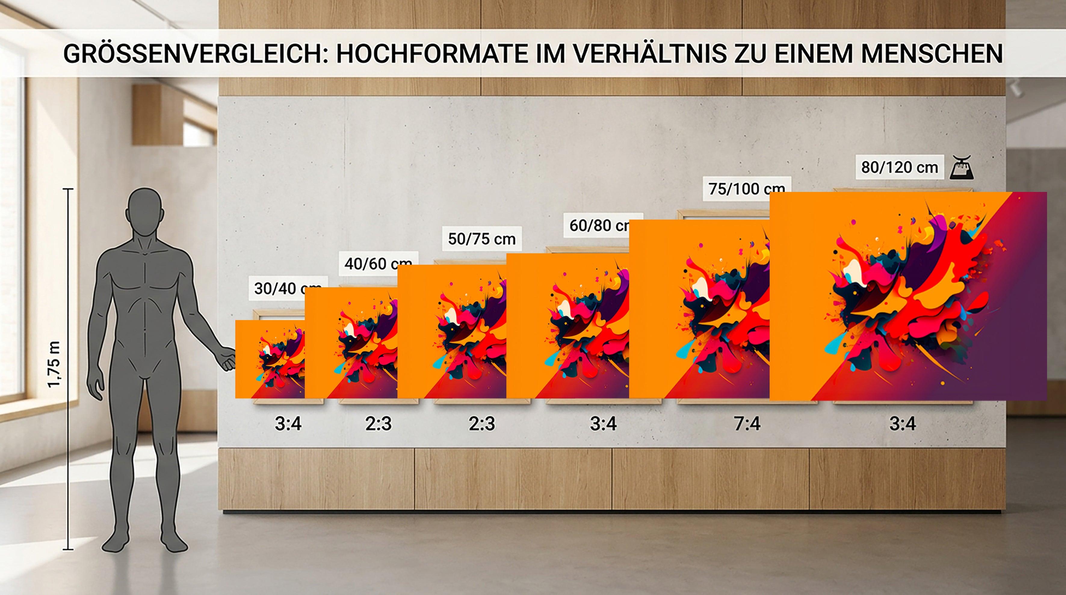 Wandbild Abstrakte Farbwelt Nr. 22