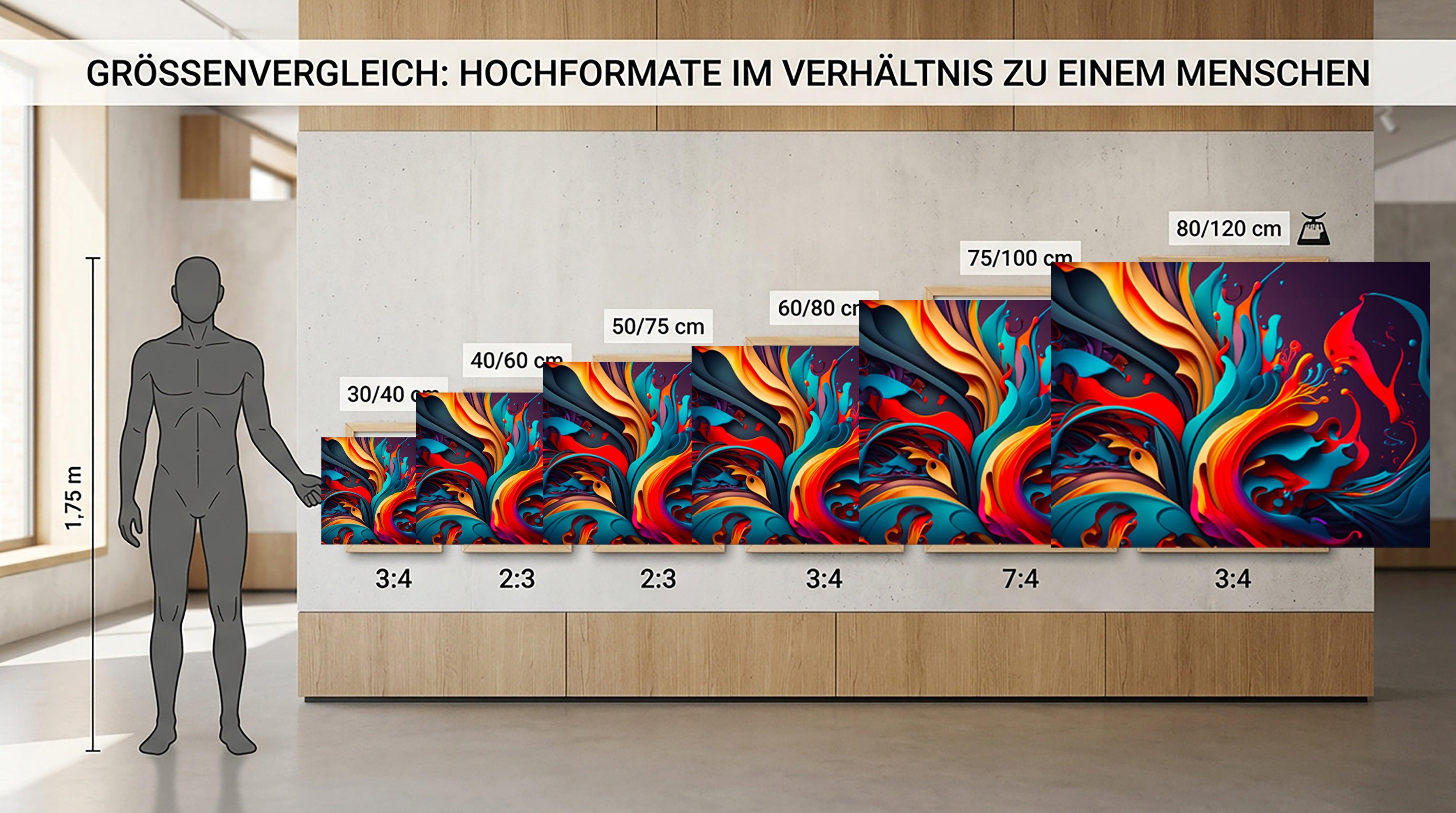 Wandbild Abstrakte Farbwelt Nr. 19