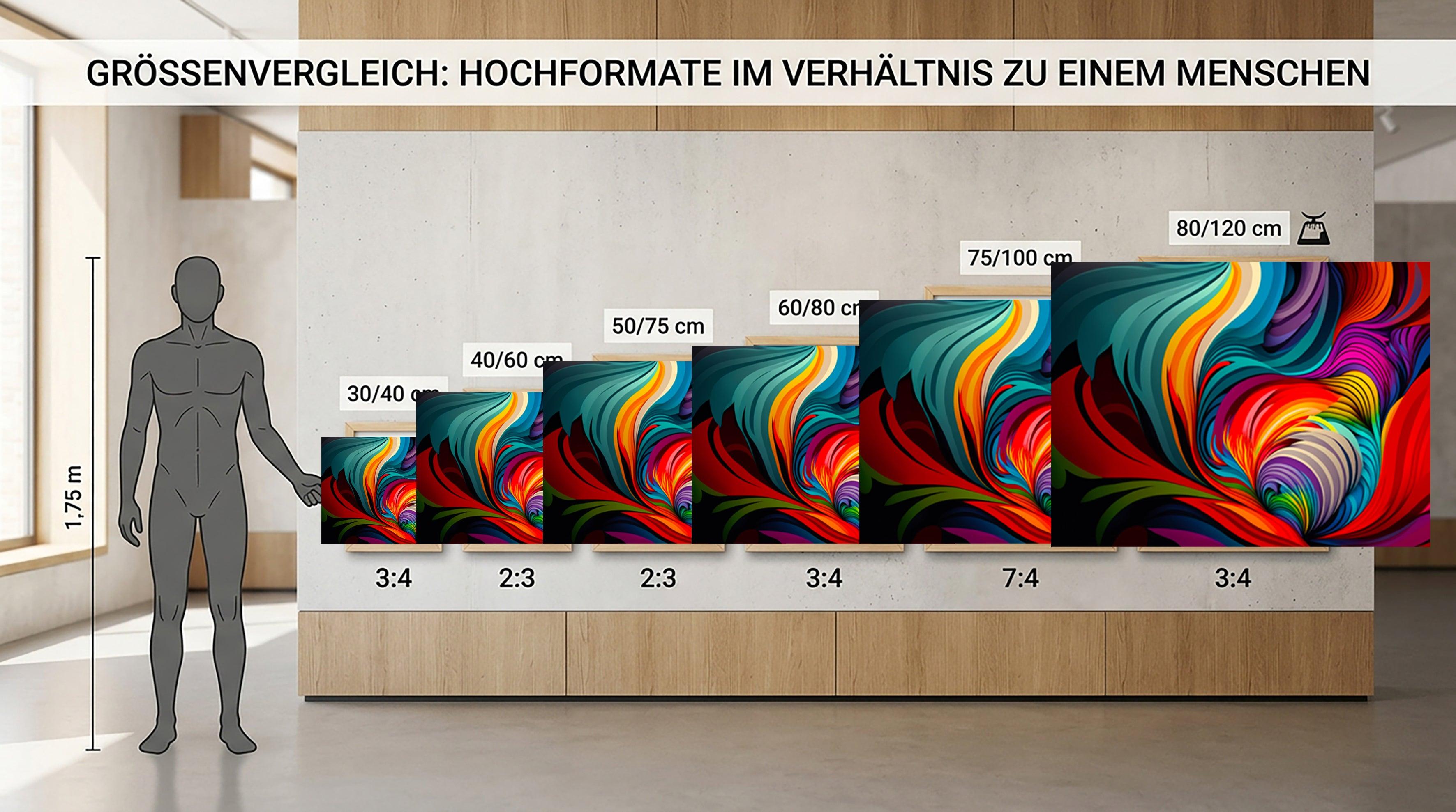 Wandbild Abstrakte Farbwelt Nr. 20