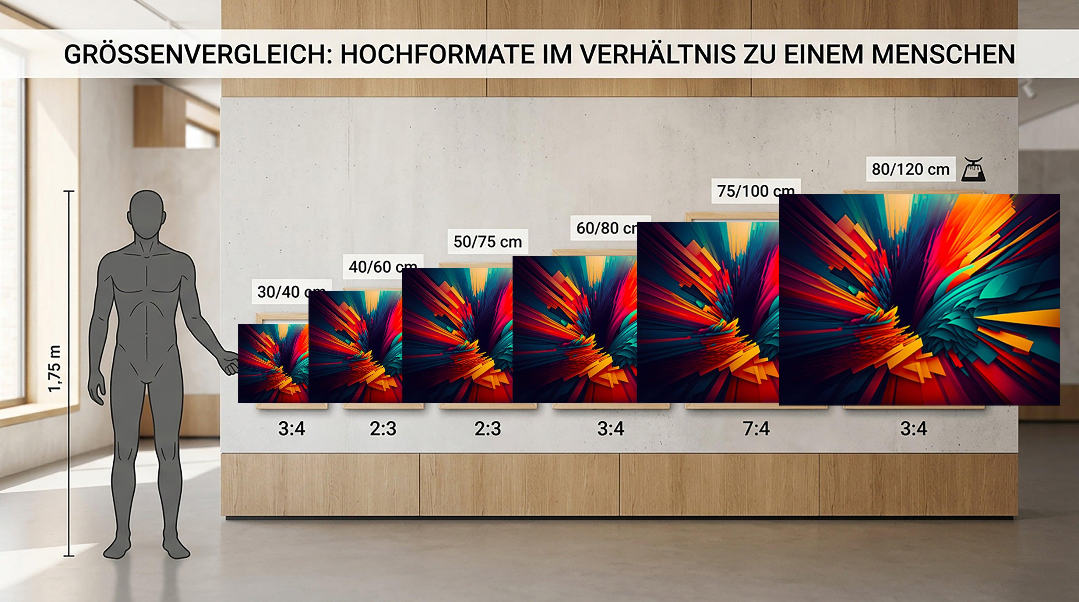 Wandbild Abstrakte Farbwelt Nr. 16