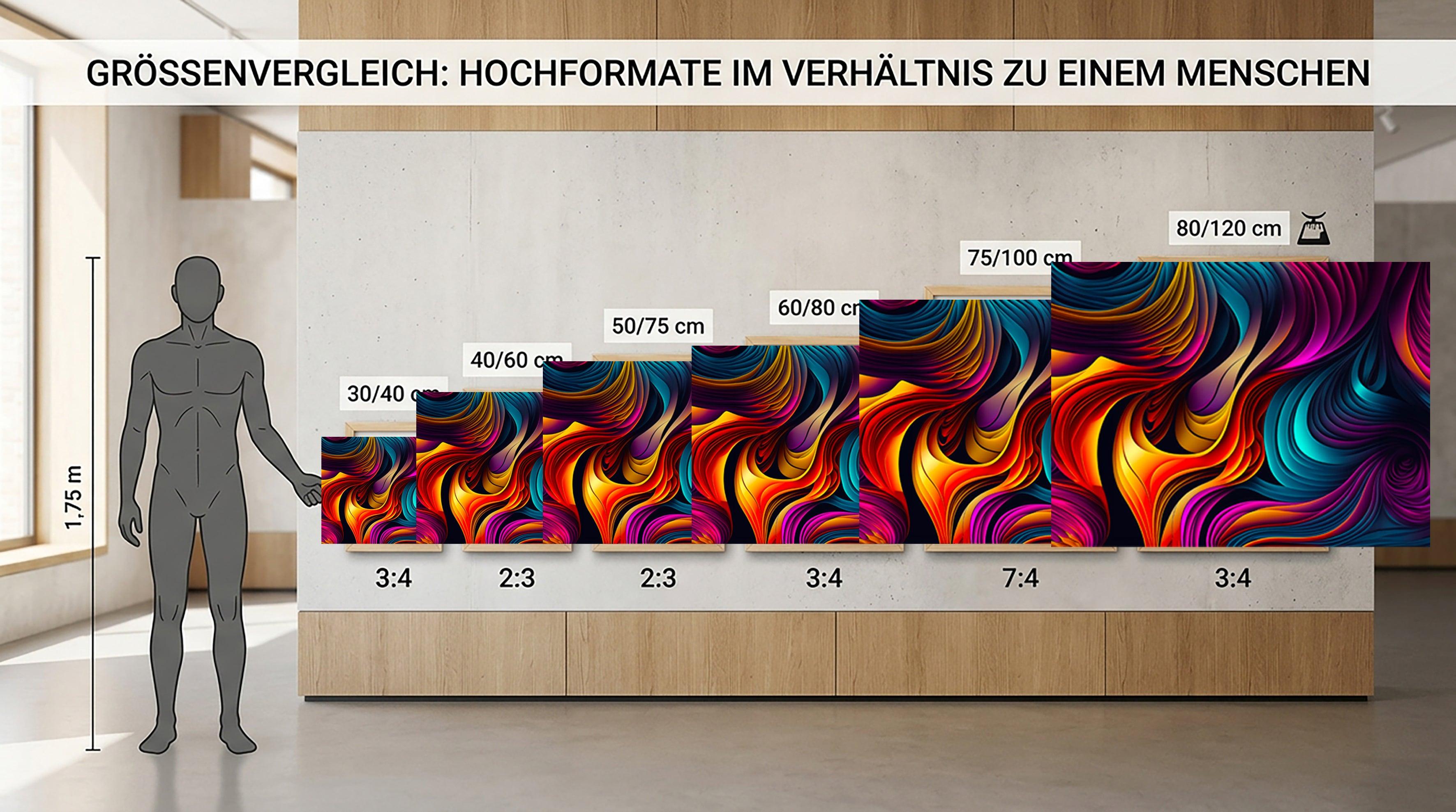 Wandbild Abstrakte Farbwelt Nr. 27