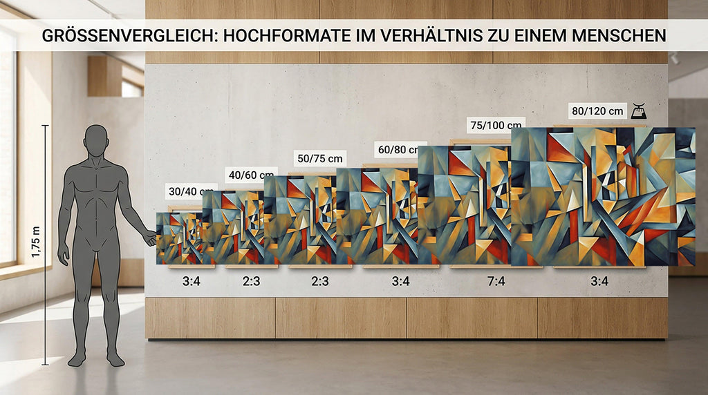 Wandbild Analytischer Kubismus Picasso Style Kunstdruck auf Leinwand