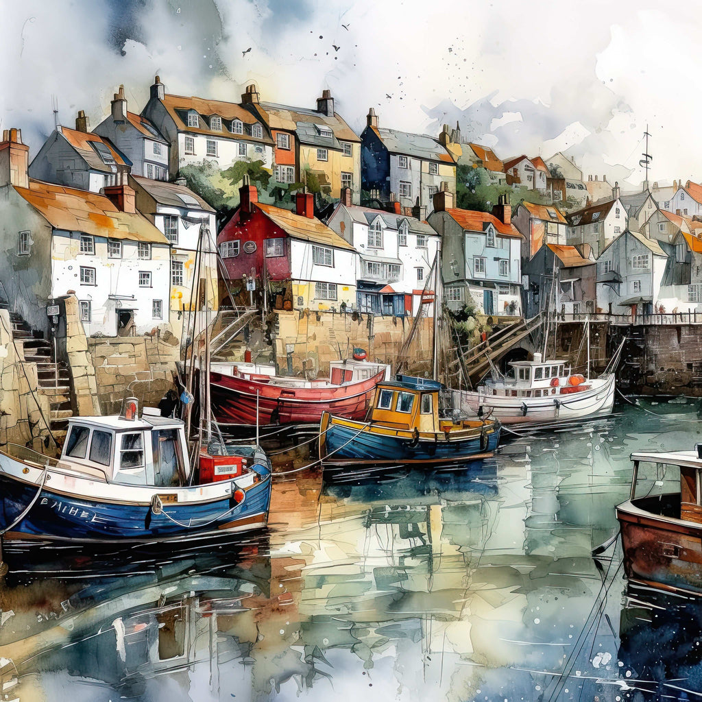 HarbourScenes1 - Wandbild Galerie
