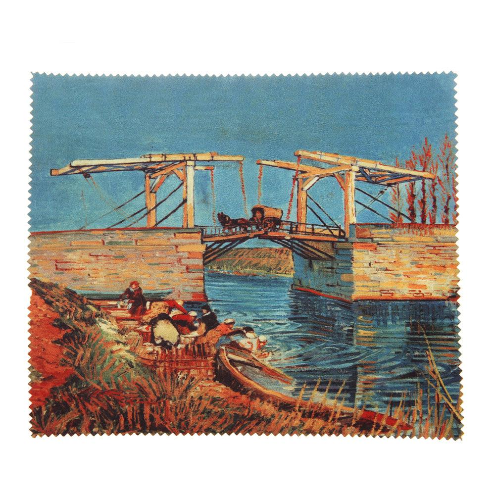 Brillenetui Die Brücke von Langlois in Arles mit Wäscherinnen Vincent van Gogh | Wandbild Galerie