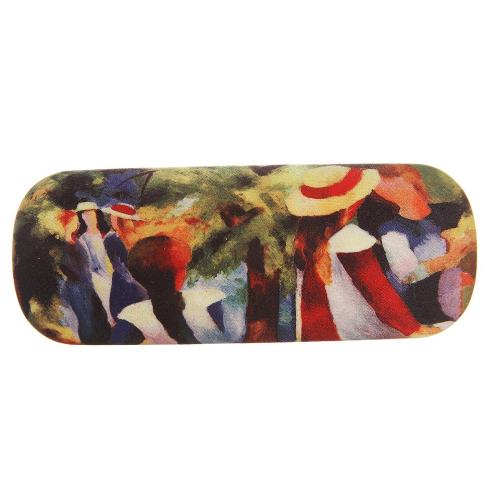 Brillenetui August Macke Mädchen im Grünen Der Traum Hartschale Brillenbox | Wandbild Galerie