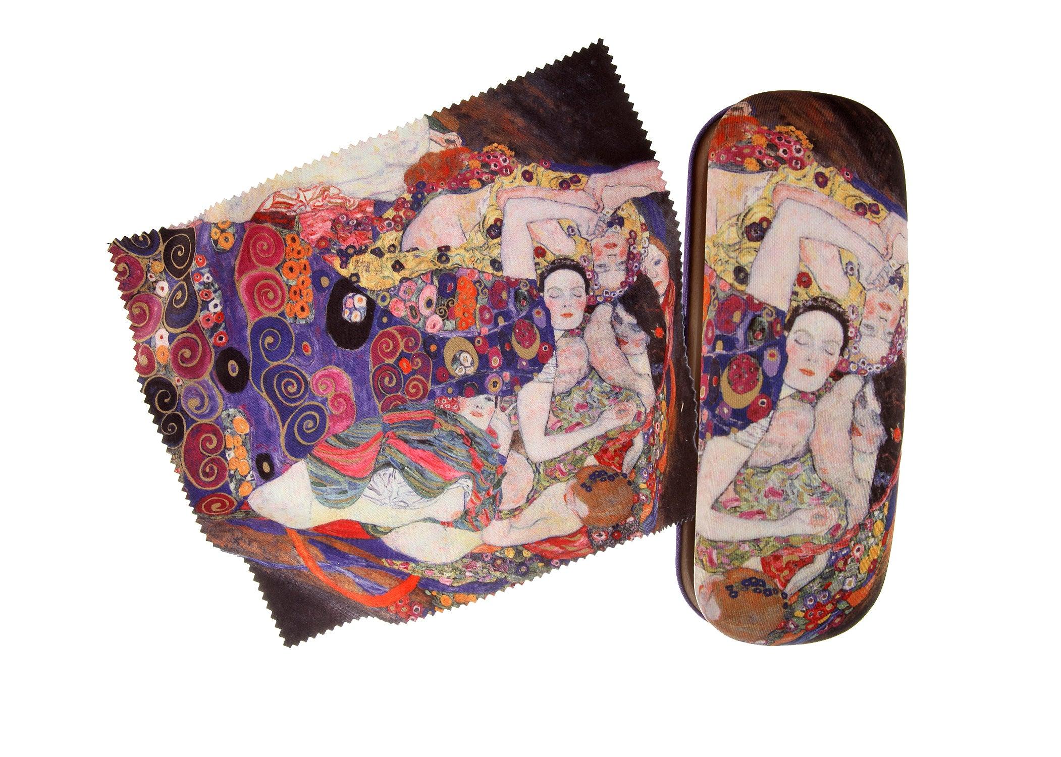 Kunst Brillenetui Gustav Klimt Jungfrau Hartschale Brillenbox | Wandbild Galerie