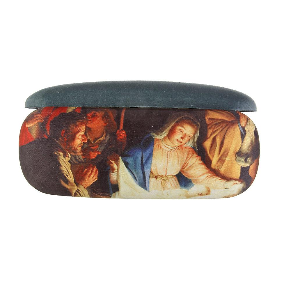 Brillenetui Anbetung der Hirten - Gerrit van Honthorst Hartschale Brillenbox | Wandbild Galerie