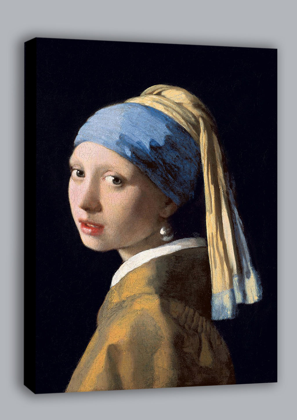 Wandbild Mädchen mit dem Perlenohrring Vermeer Kunstdruck auf Leinwand