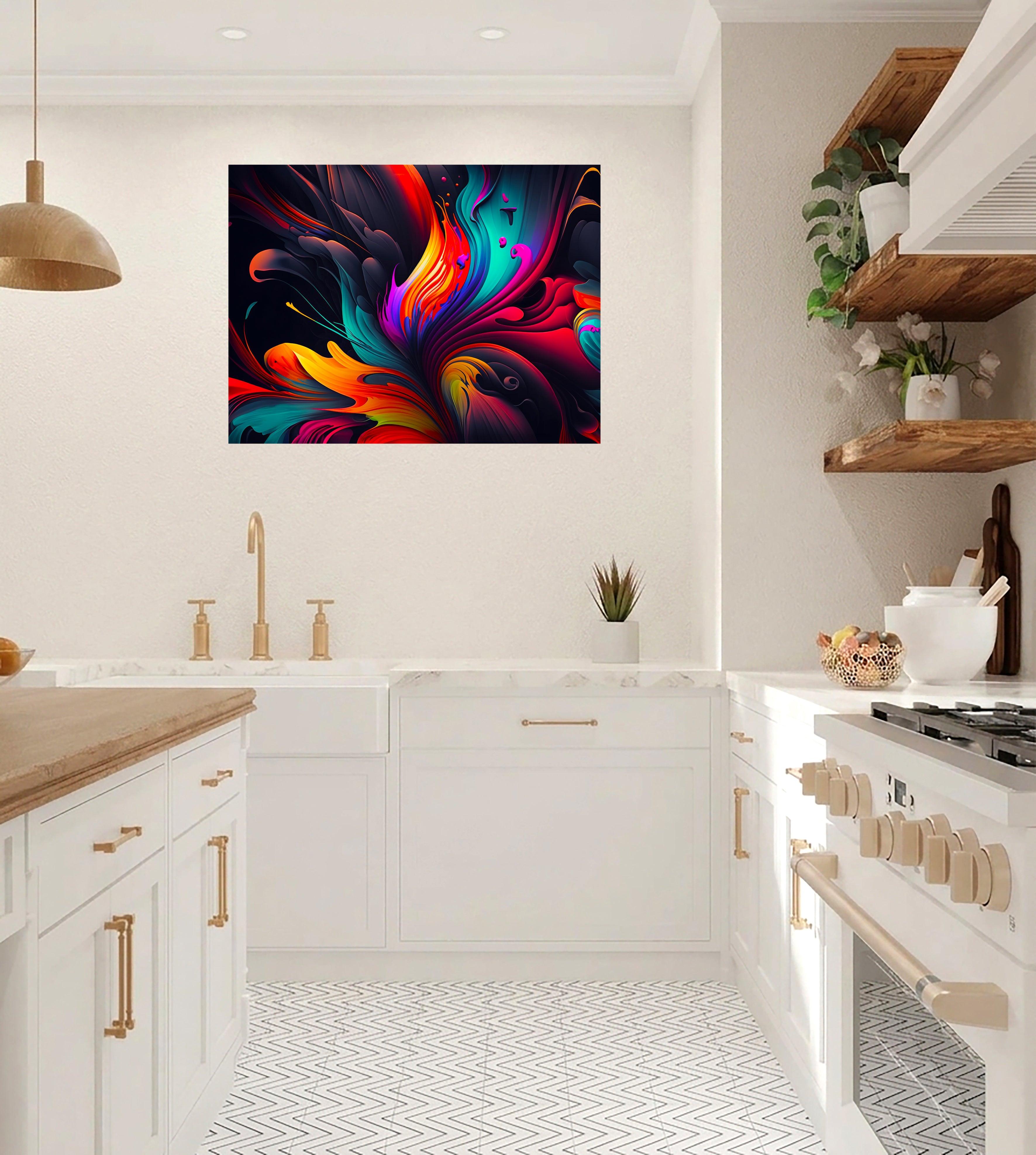 Wandbild Abstrakte Farbwelt Nr. 30
