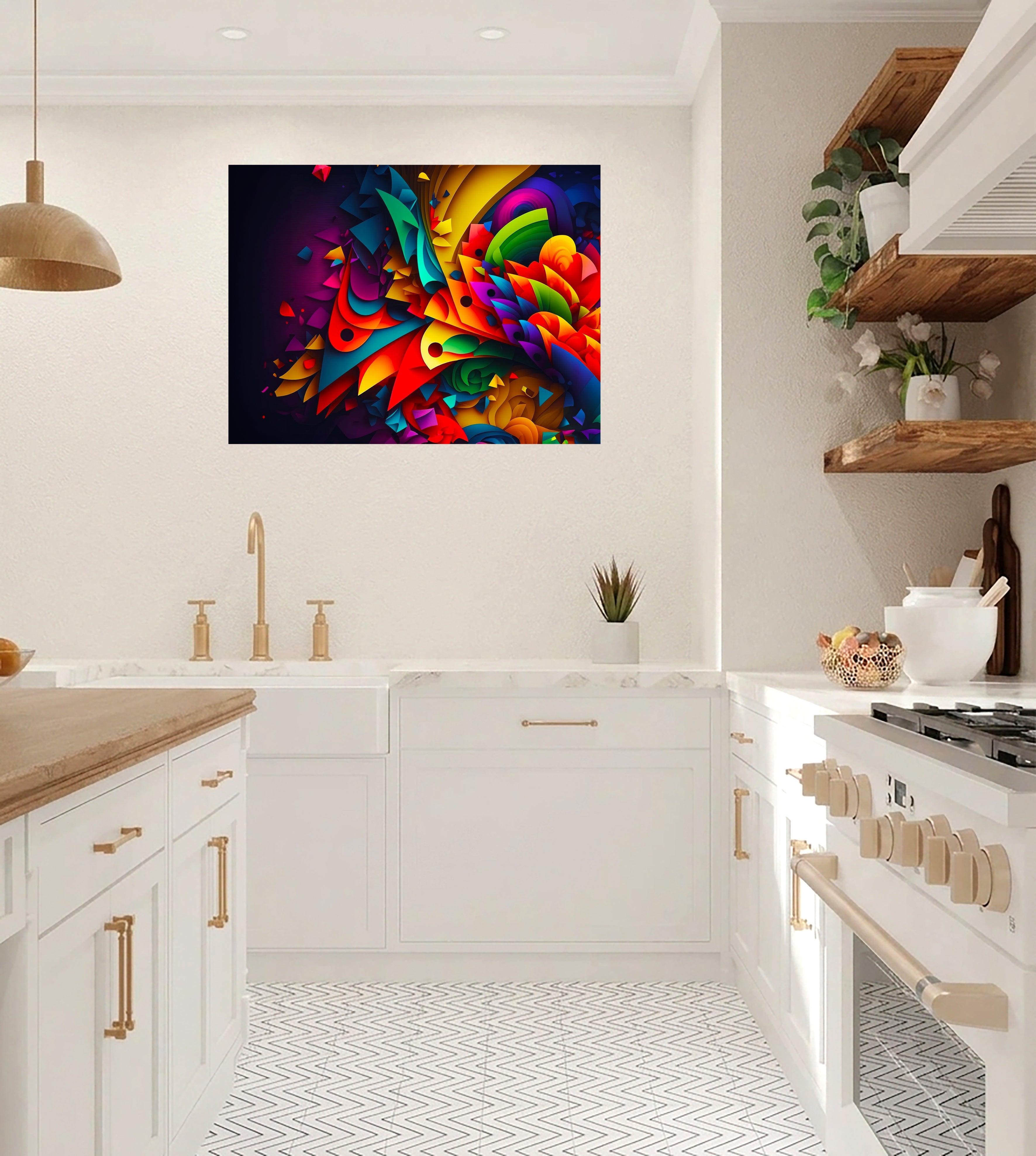 Wandbild Abstrakte Farbwelt Nr. 26