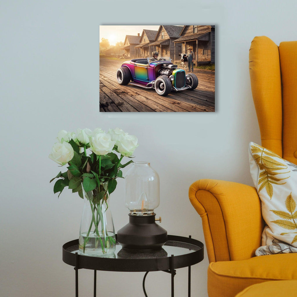 Wandbild Hot Rods 4 Kunstdruck auf Leinwand