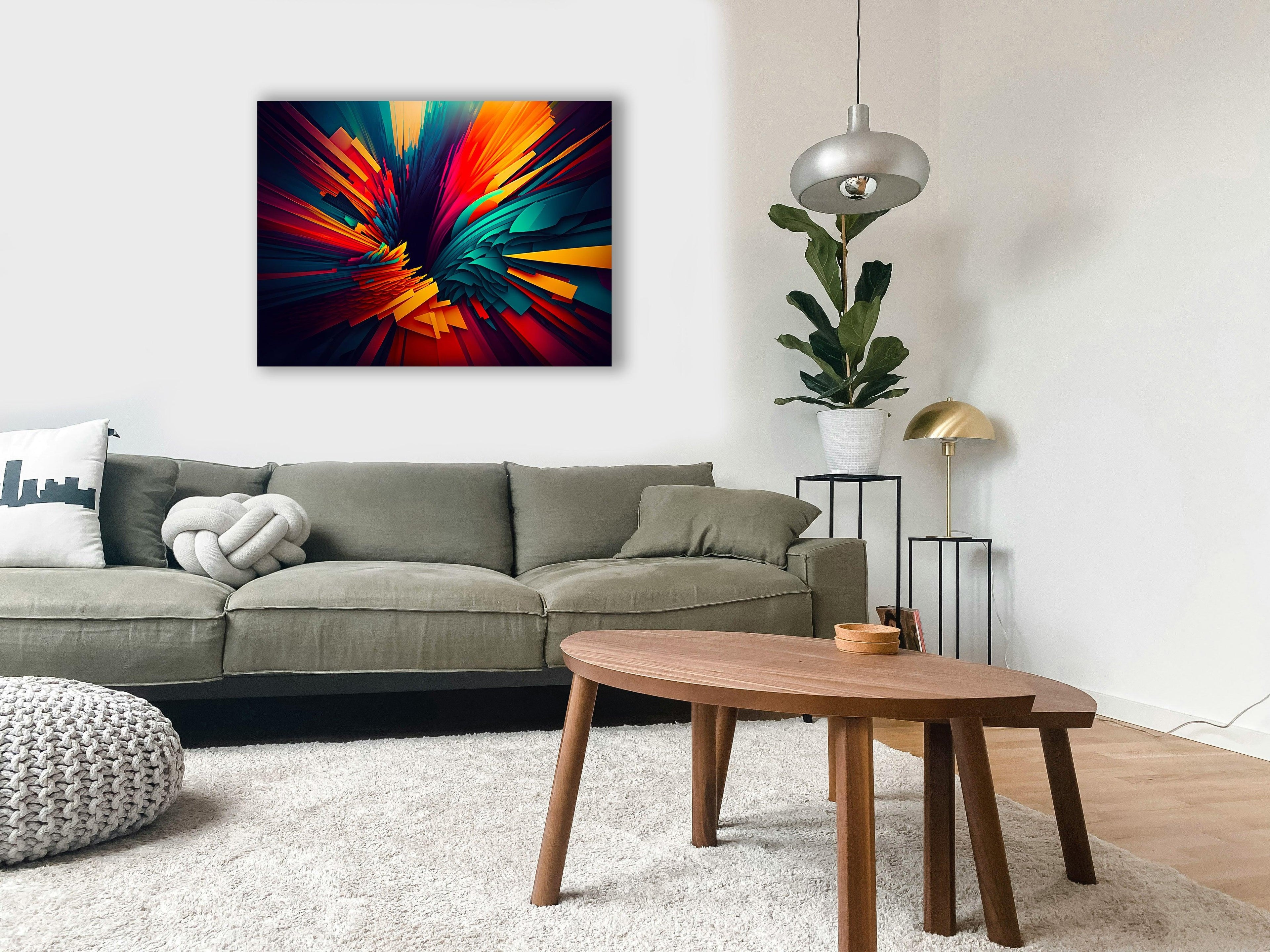 Wandbild Abstrakte Farbwelt Nr. 16