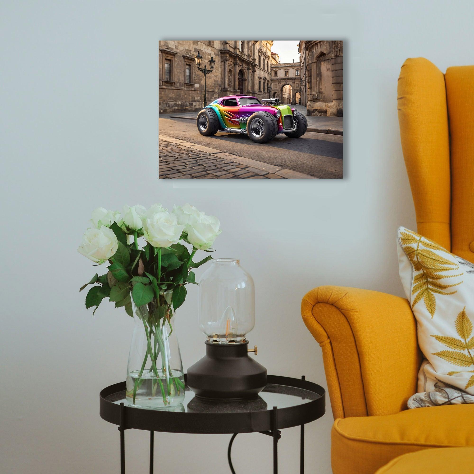 Wandbild Hot Rods 3 Kunstdruck auf Leinwand