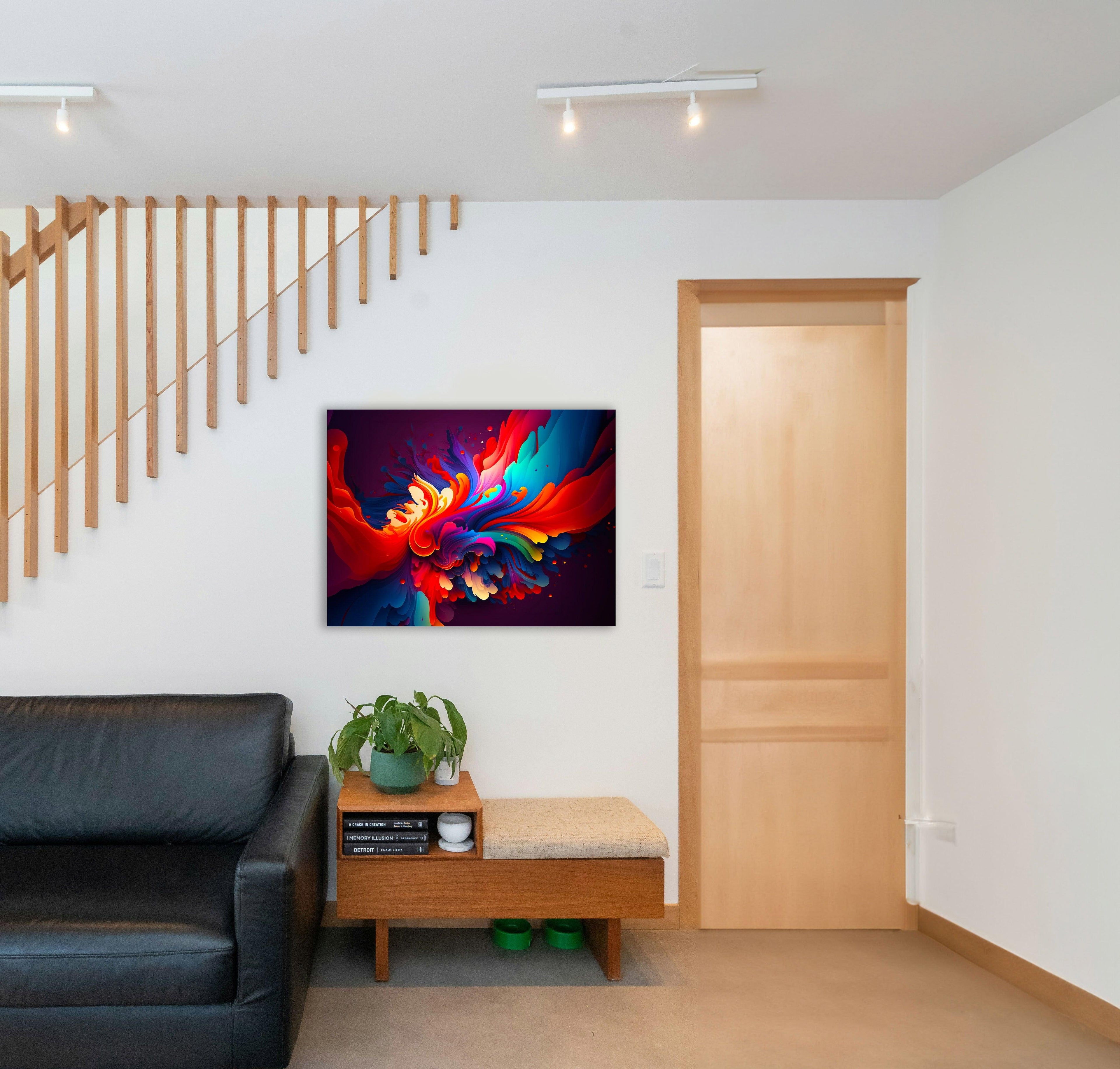 Wandbild Abstrakte Farbwelt Nr. 9