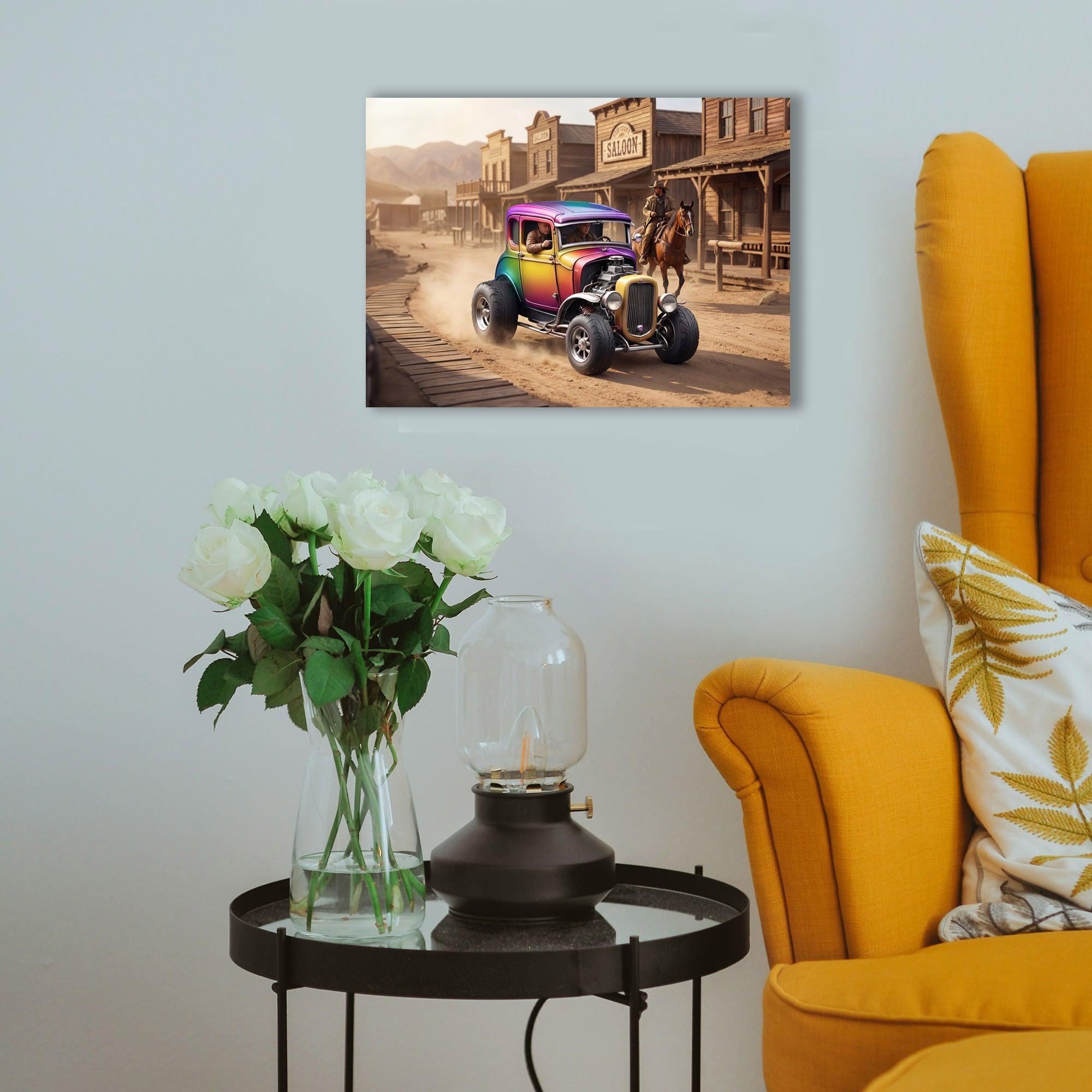Wandbild Hot Rods 5 Kunstdruck auf Leinwand