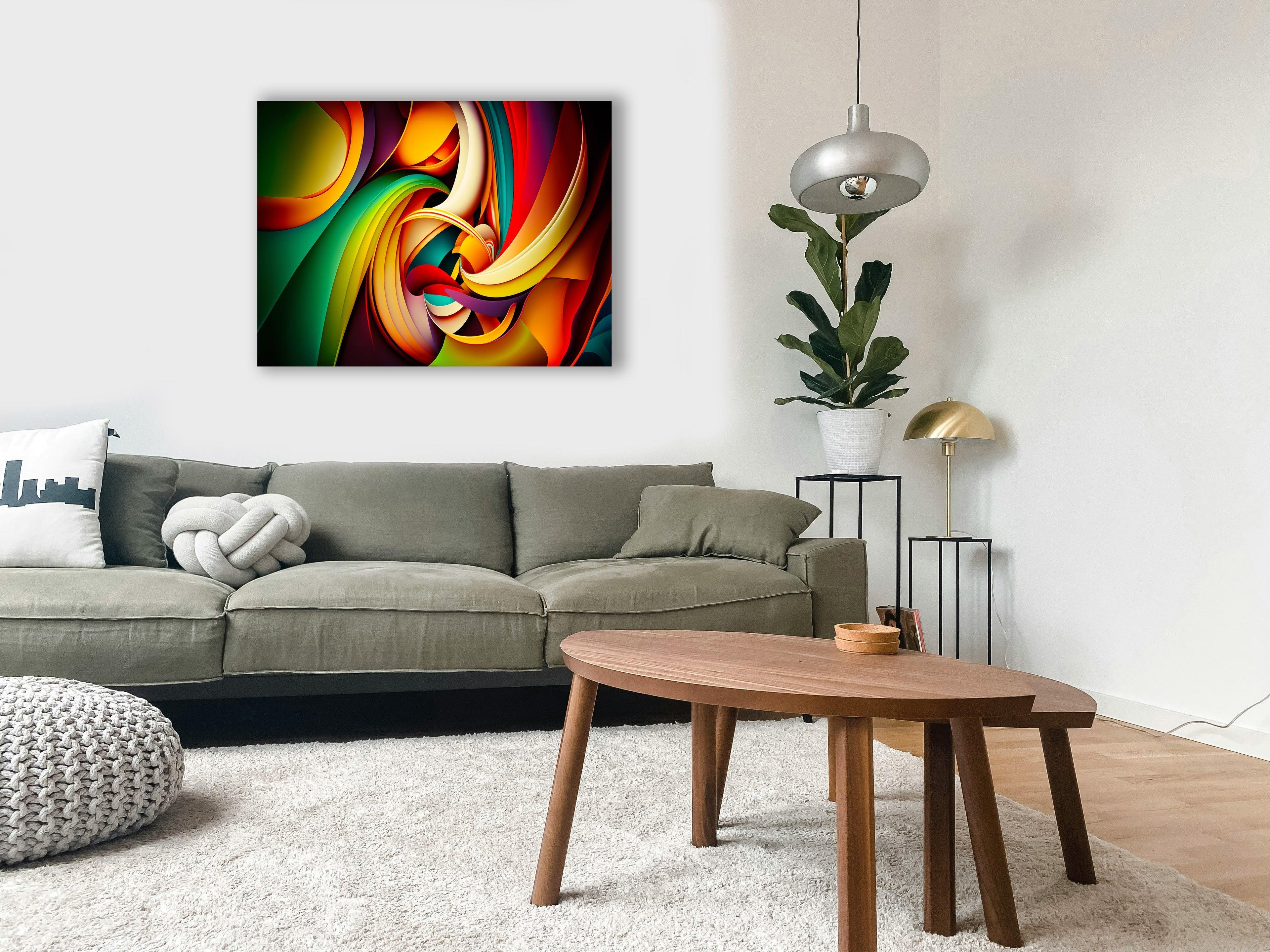 Wandbild Abstrakte Farbwelt Nr. 17