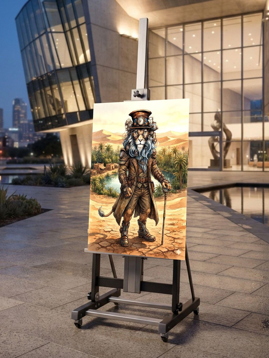 Museumhoch_230b69c9-dc2d-4405-bec1-8e6c17d11b20 - Wandbild Galerie
