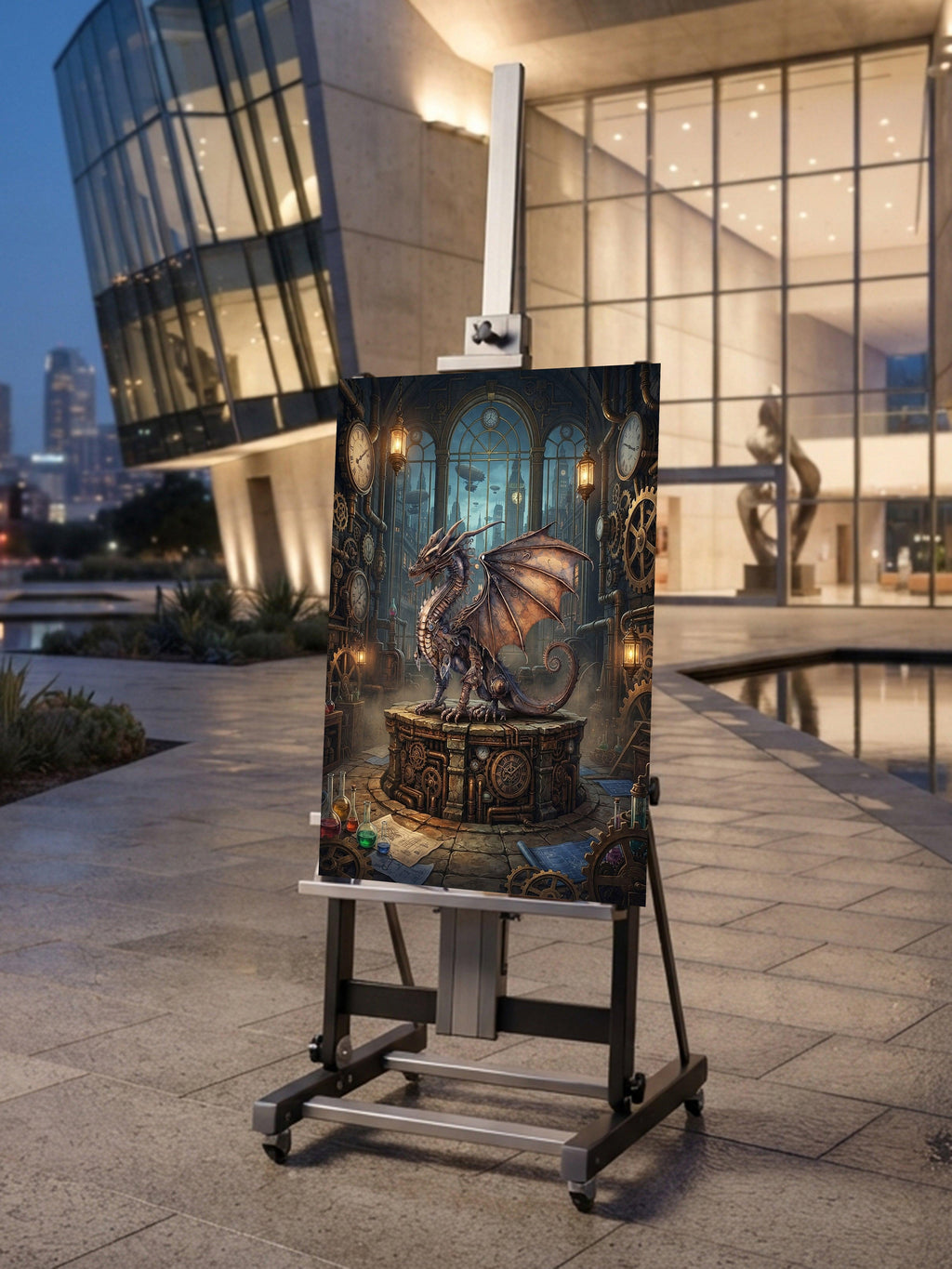 Museumhoch_7eb634f2-8ba9-4926-85ab-c2339fa90968 - Wandbild Galerie
