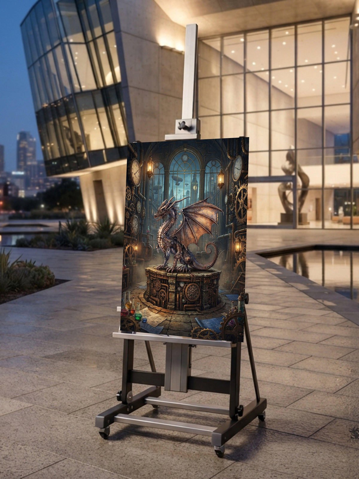 Museumhoch_7eb634f2-8ba9-4926-85ab-c2339fa90968 - Wandbild Galerie