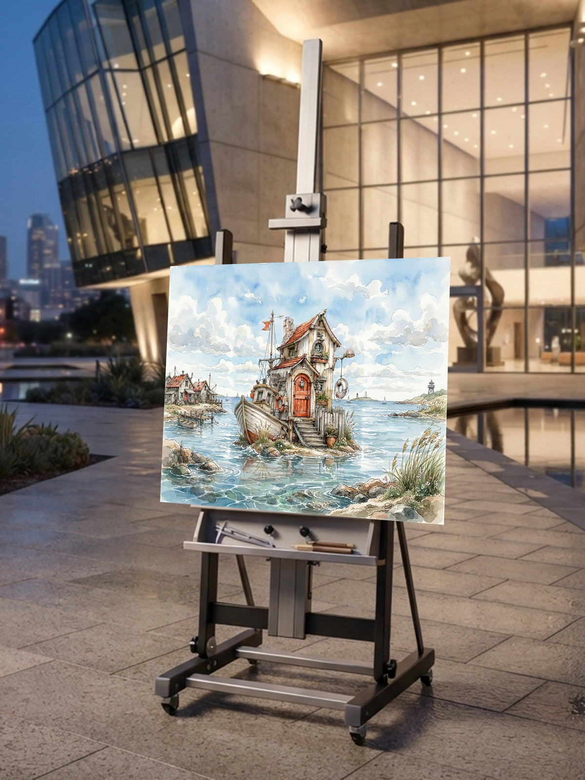 Museumhoch_95e1542e-7150-433f-8f3f-caa198bcb283 - Wandbild Galerie