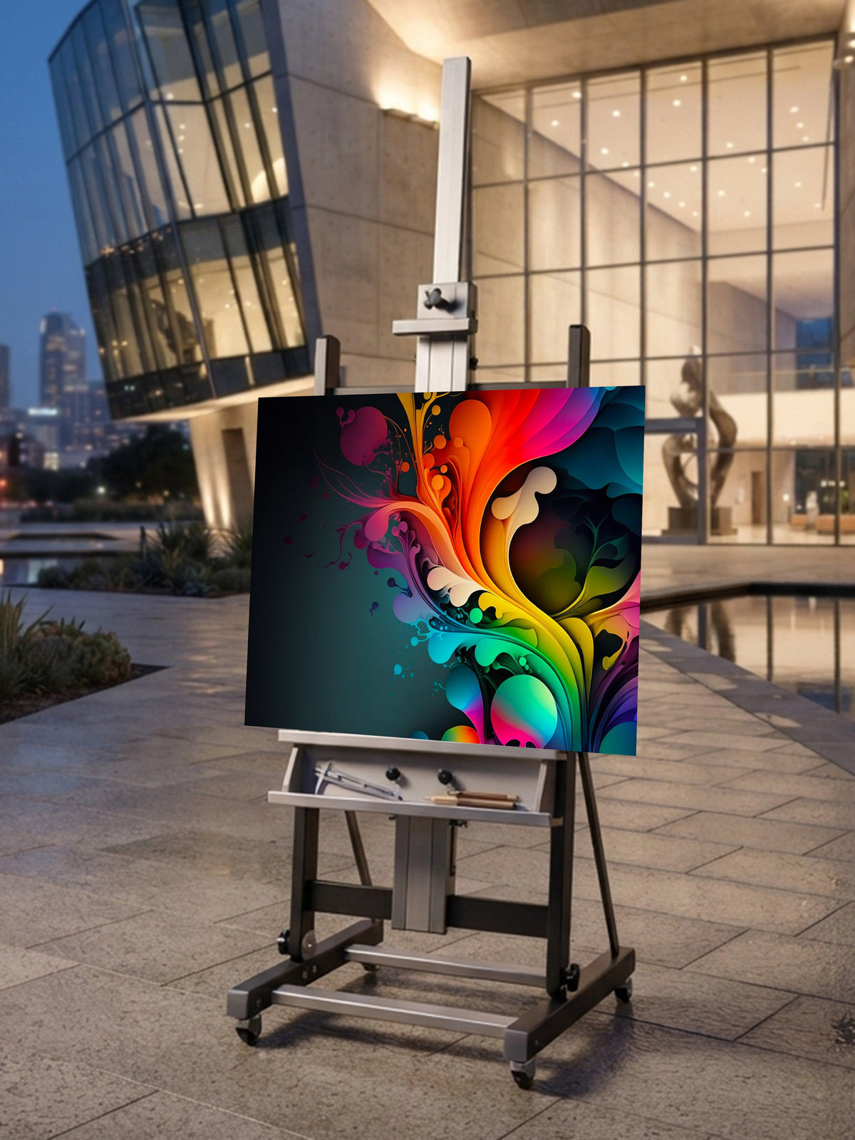 Museumhoch_96fd699d-51e6-4991-a695-ae6cec850ce8 - Wandbild Galerie