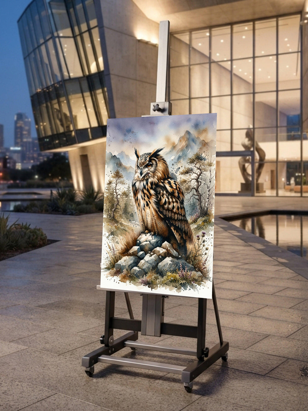 Museumhoch_a858c9d3-77b4-4314-b9cb-a70e1585b779 - Wandbild Galerie