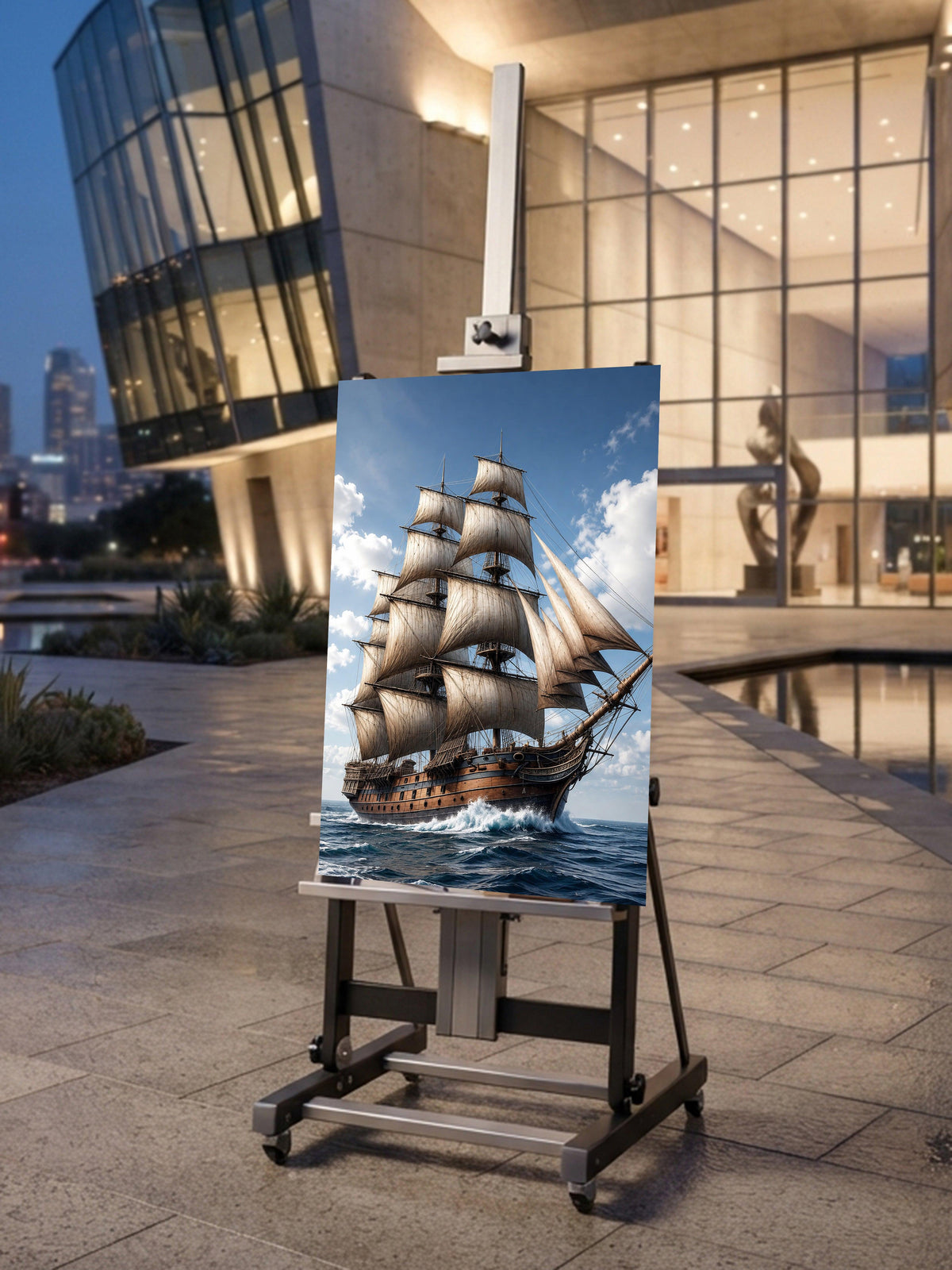 Museumhoch_a8e8573f-7b1c-4945-99ce-4621f0128b39 - Wandbild Galerie