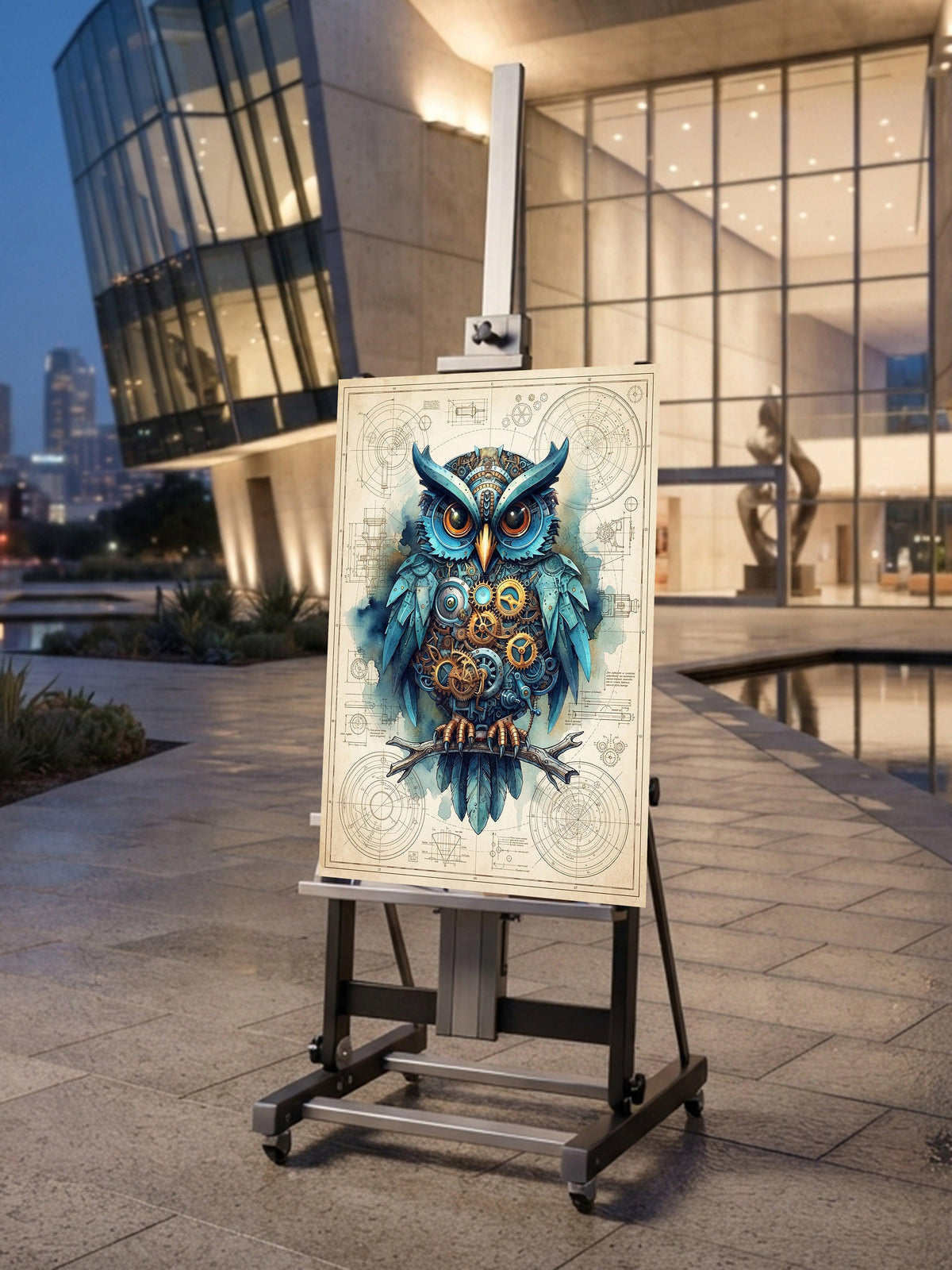 Museumhoch_bc649dd3-97a4-4985-b64e-394f40831e05 - Wandbild Galerie
