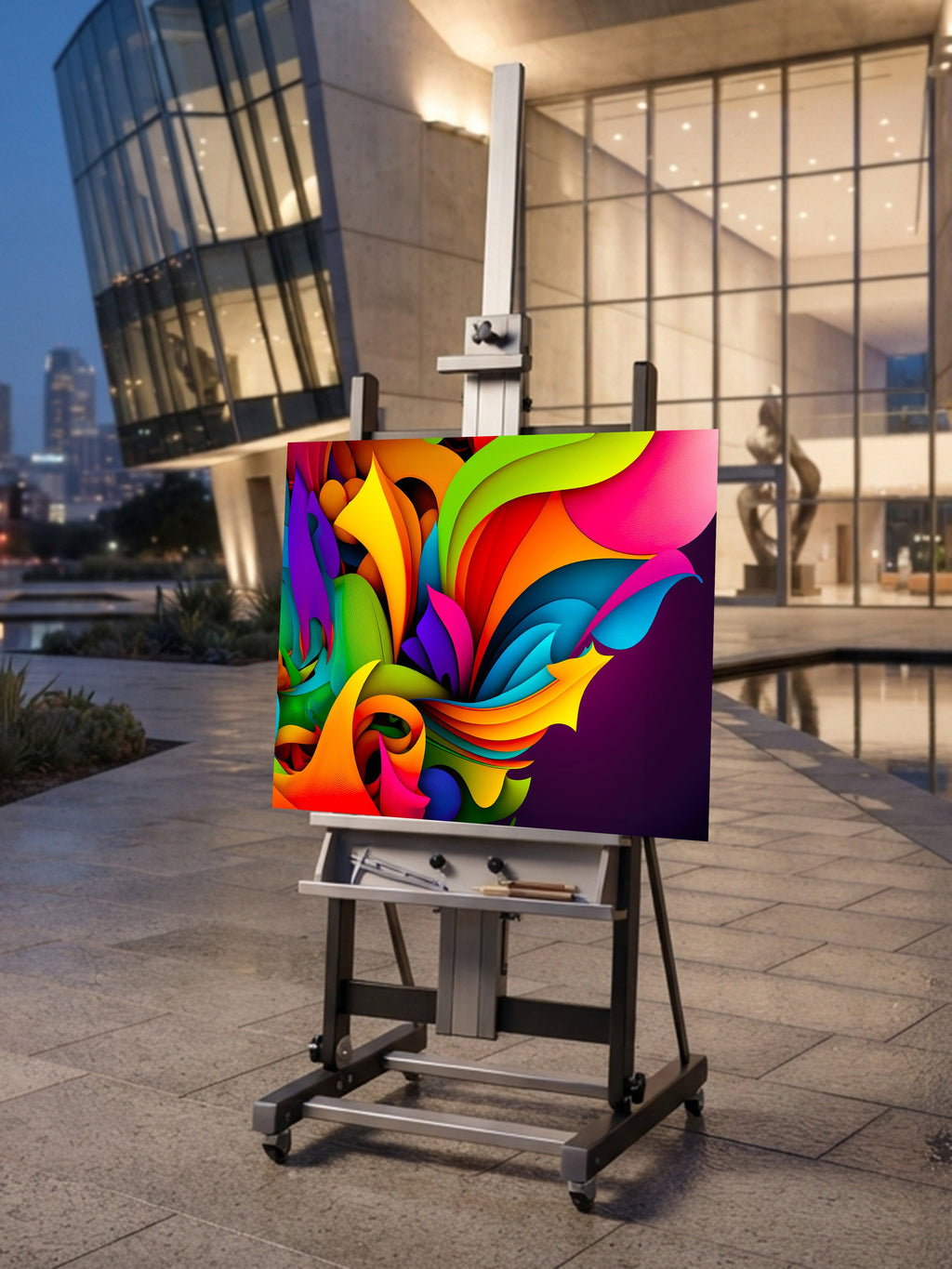 Museumhoch_d32f19a2-db5e-4cfa-b1a8-f07f919d74f2 - Wandbild Galerie