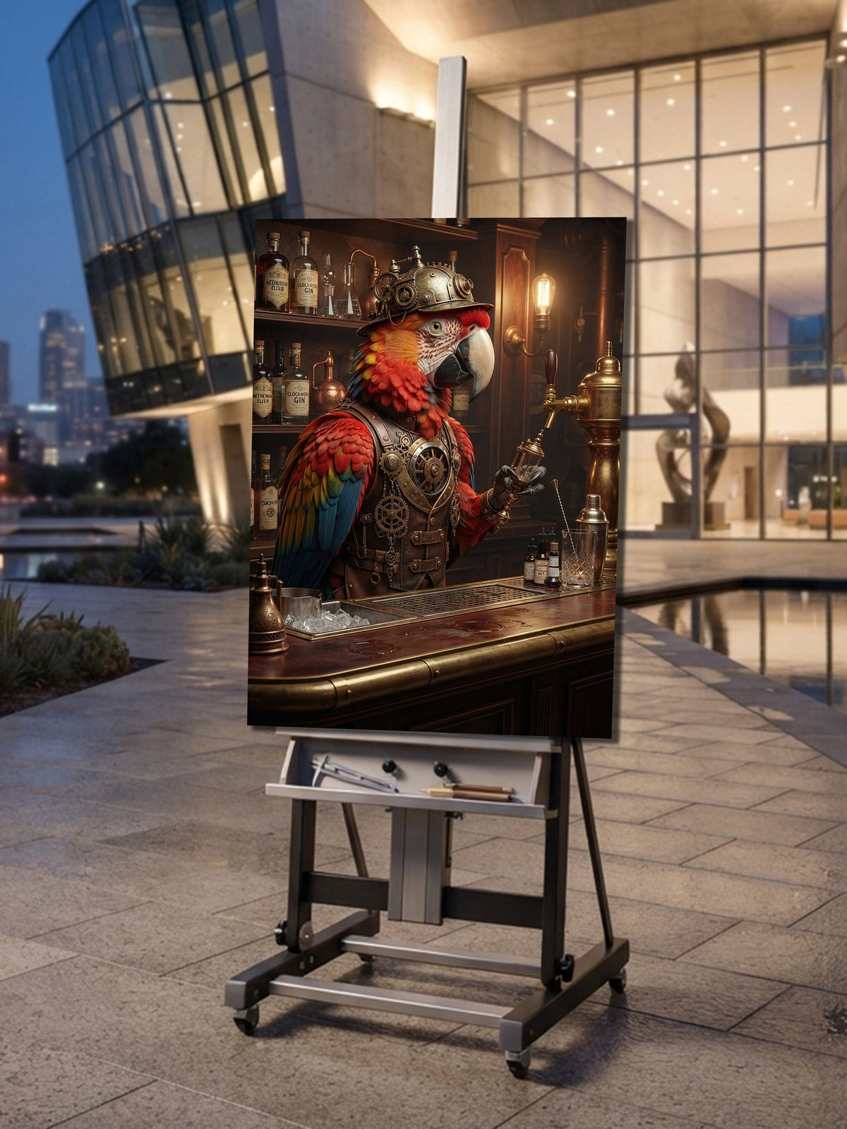 Museumhoch_d403fd30-ebfb-4d15-aad2-992bab6c38f0 - Wandbild Galerie