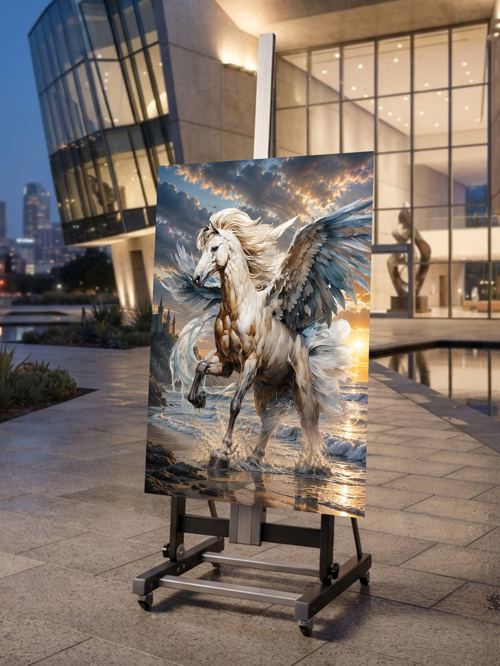 Museumhoch_f00f925f-b6cc-49a0-a0fe-3c2bec0b6654 - Wandbild Galerie